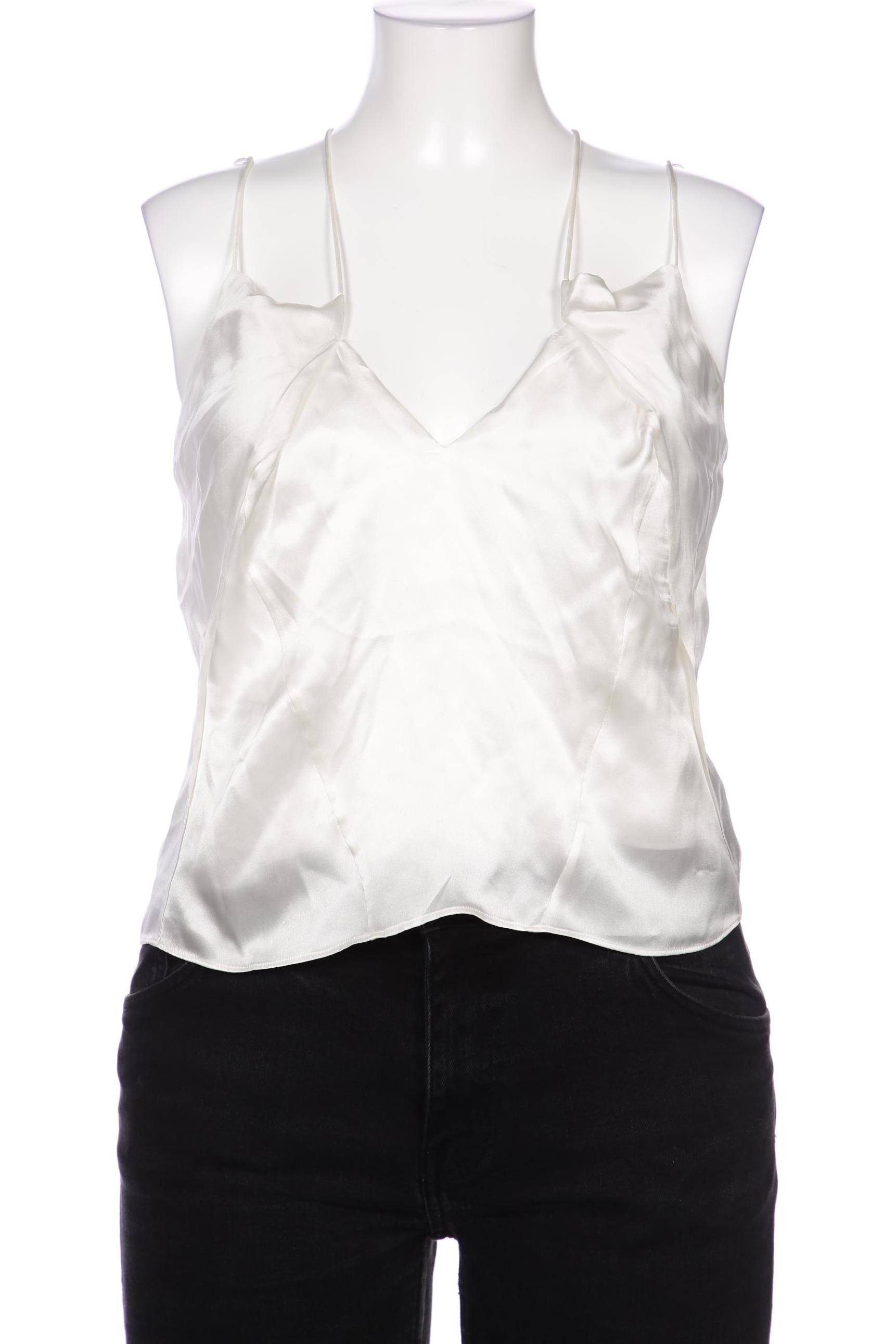 

Massimo Dutti Damen Bluse, weiß, Gr. 36