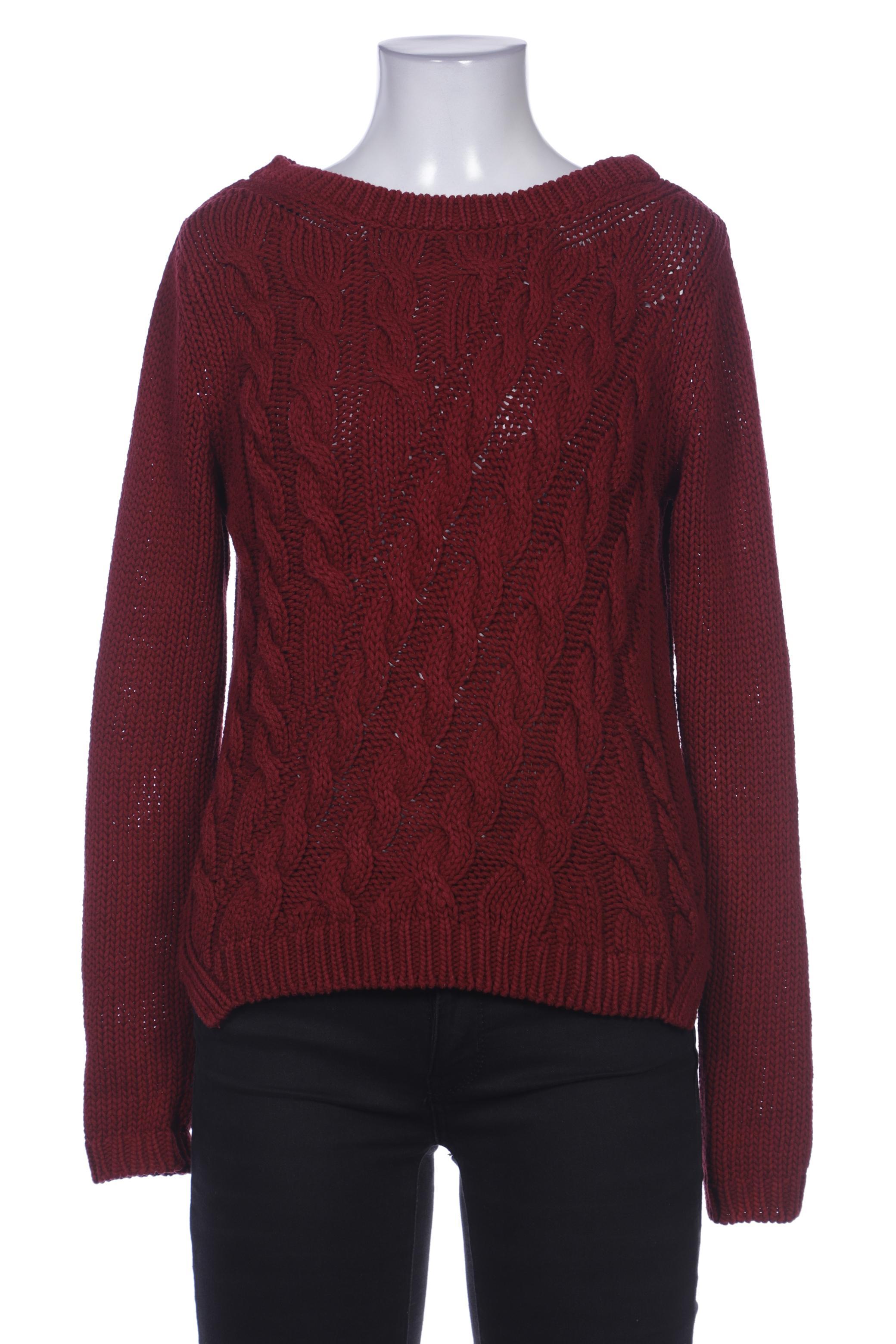 

Massimo Dutti Damen Pullover, bordeaux, Gr. 36