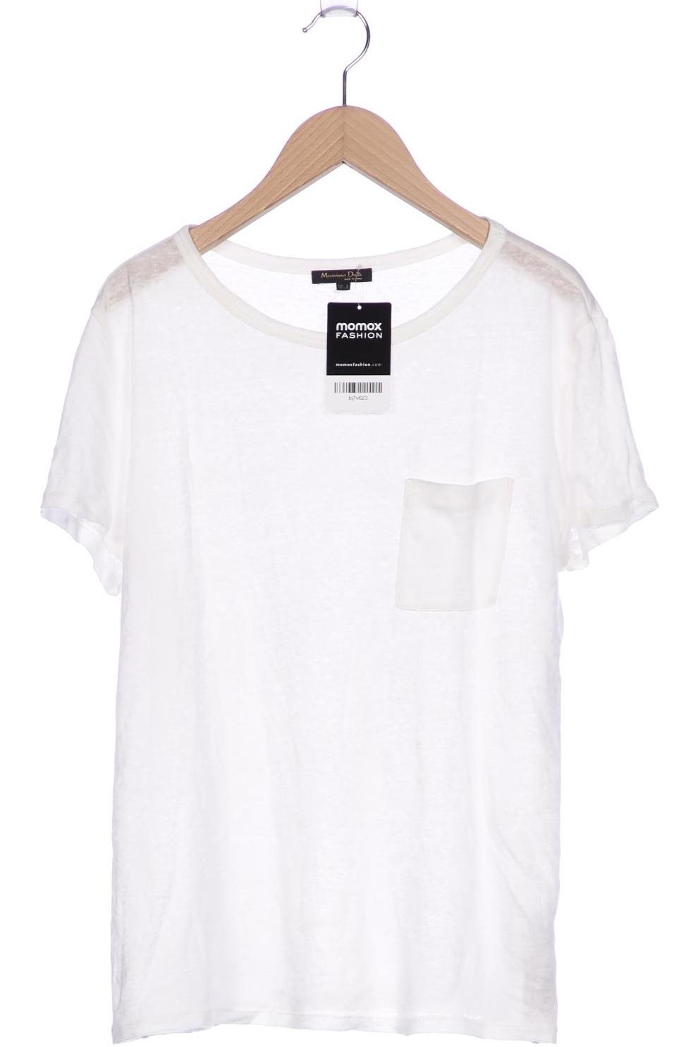 

Massimo Dutti Damen T-Shirt, weiß, Gr. 36
