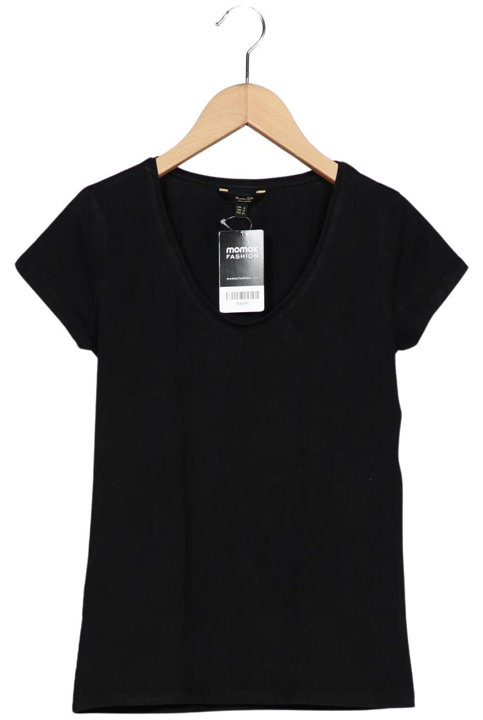 

Massimo Dutti Damen T-Shirt, schwarz, Gr. 36
