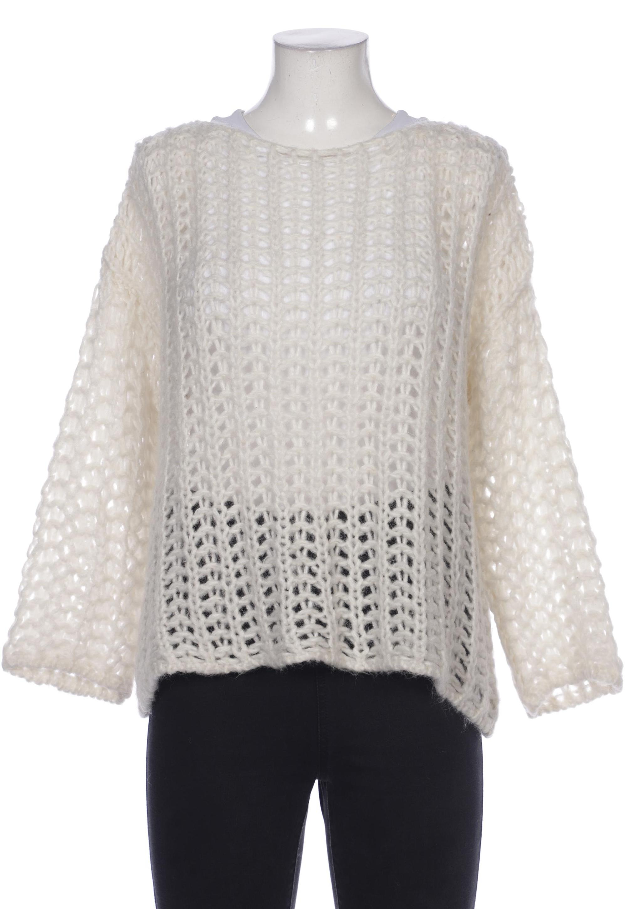 

Massimo Dutti Damen Pullover, cremeweiß, Gr. 38