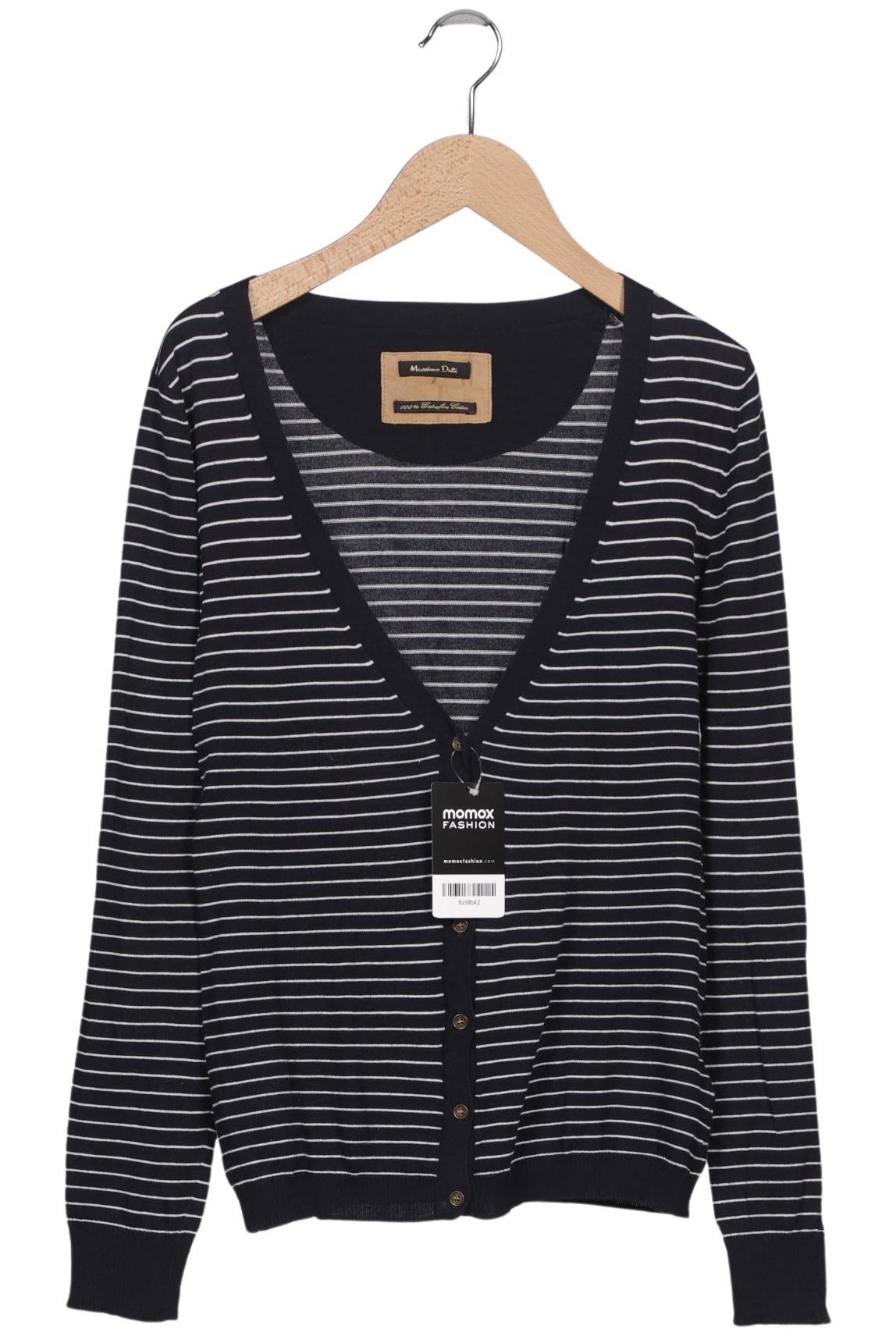 

Massimo Dutti Damen Strickjacke, marineblau, Gr. 38