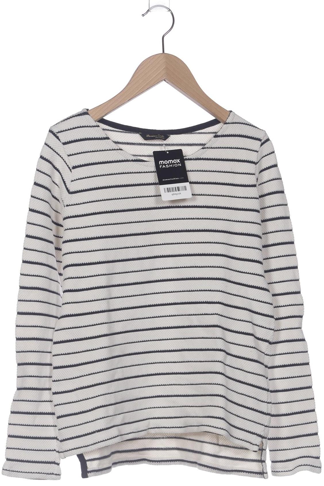 

Massimo Dutti Damen Sweatshirt, cremeweiß, Gr. 36