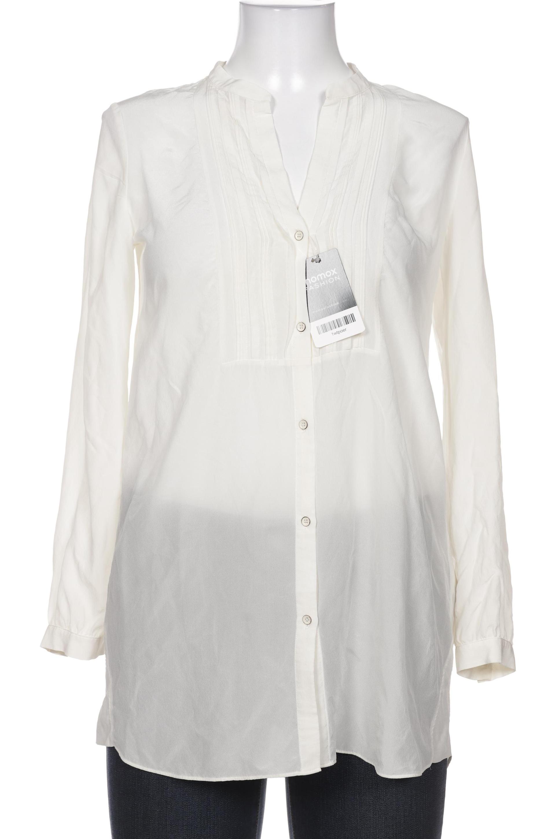 

Massimo Dutti Damen Bluse, cremeweiß, Gr. 36