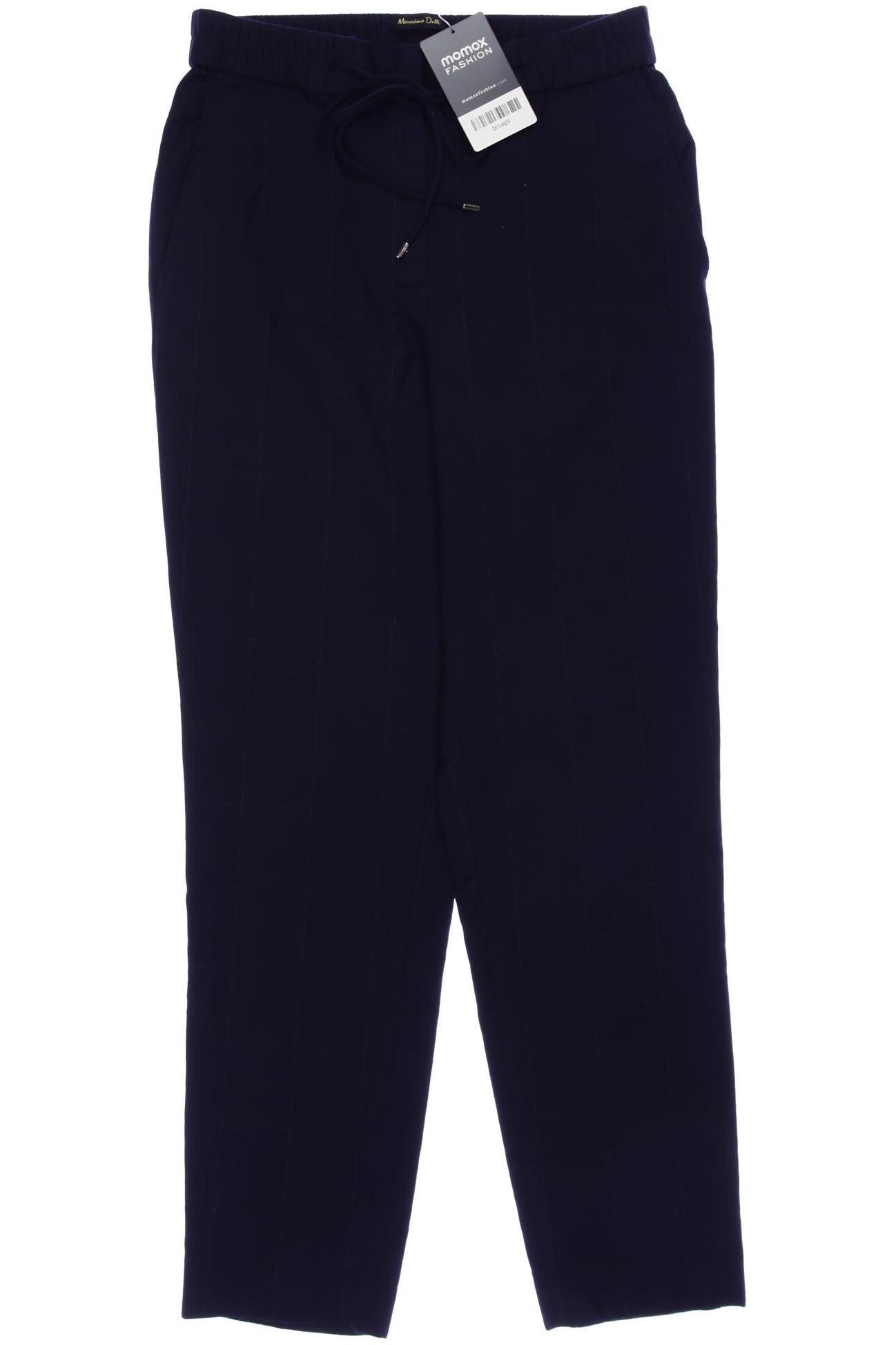 

Massimo Dutti Damen Stoffhose, marineblau, Gr. 34