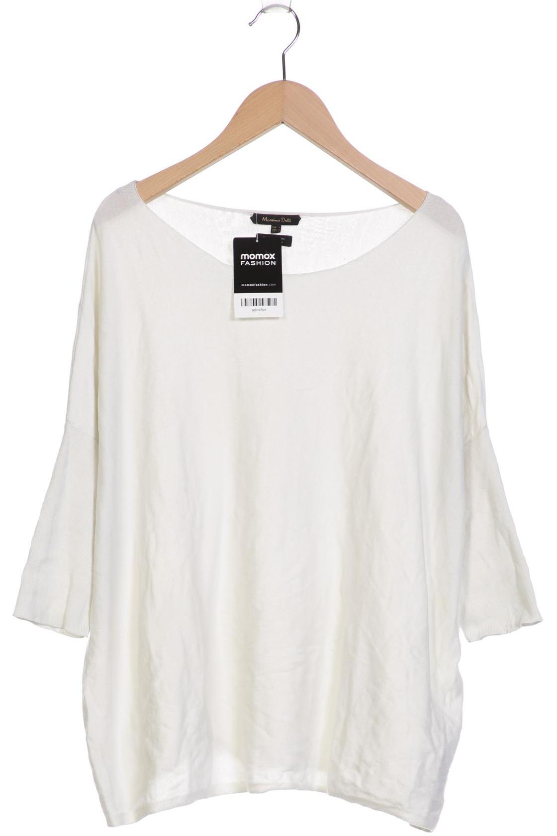 

Massimo Dutti Damen Pullover, weiß, Gr. 36