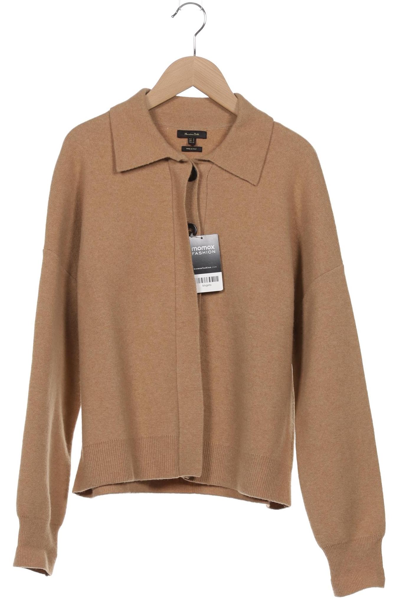 

Massimo Dutti Damen Strickjacke, braun, Gr. 36