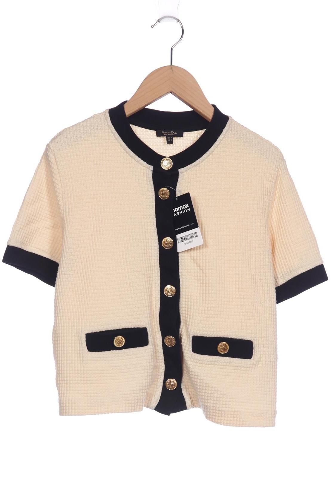 

Massimo Dutti Damen Strickjacke, beige, Gr. 38