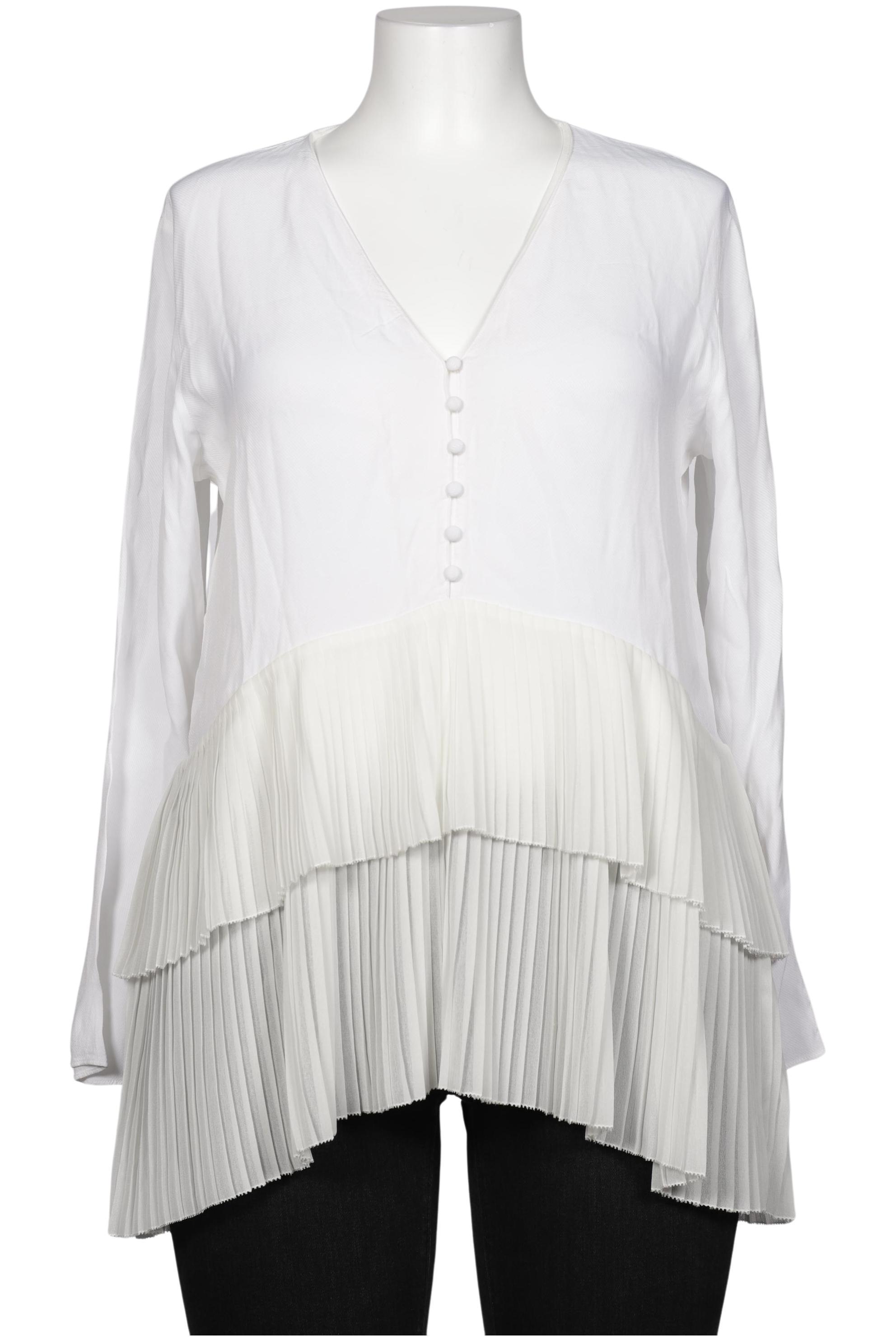 

Massimo Dutti Damen Bluse, weiß, Gr. 42