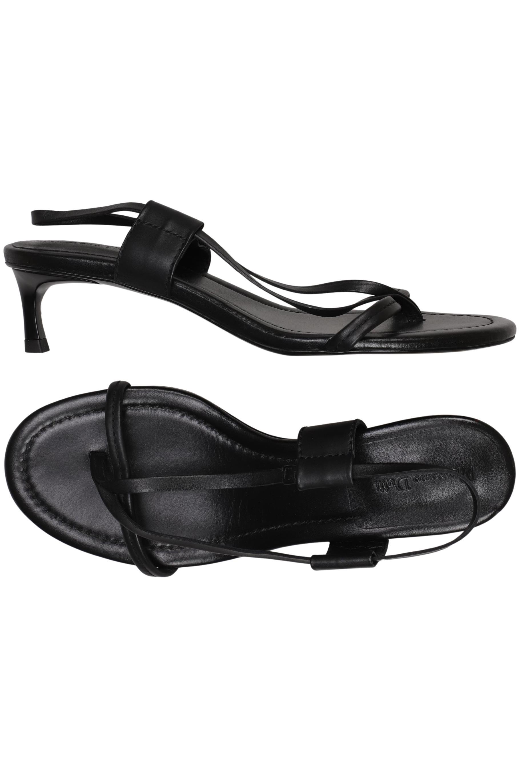

Massimo Dutti Damen Sandale, schwarz, Gr. 40