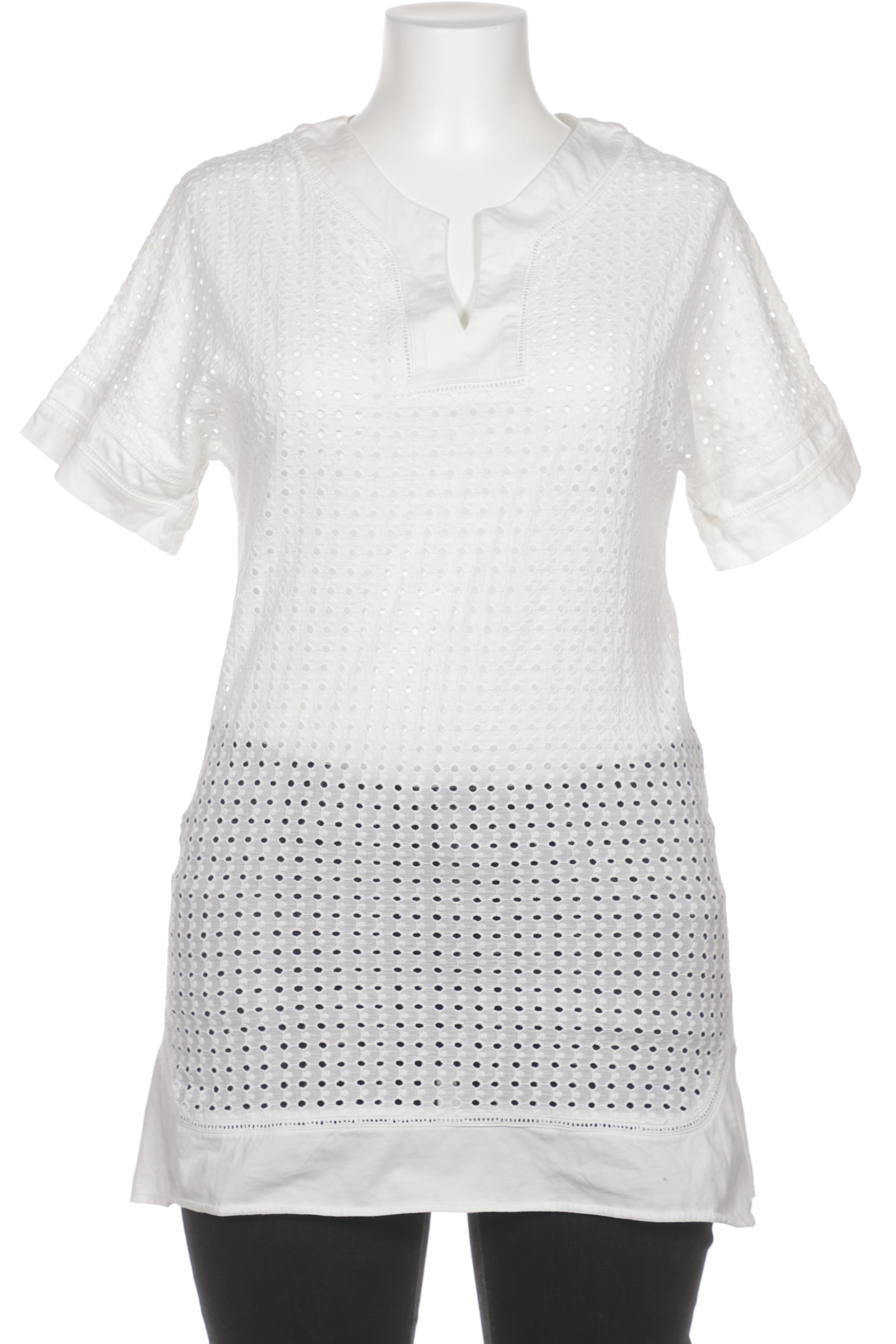 

Massimo Dutti Damen Bluse, weiß, Gr. 42
