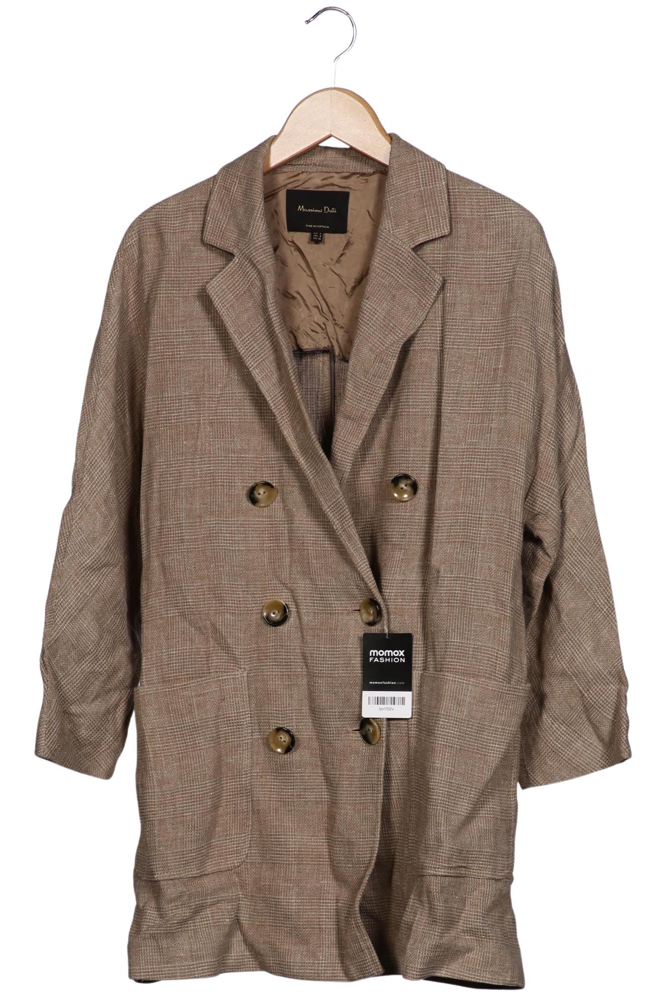 

Massimo Dutti Damen Mantel, beige, Gr. 36