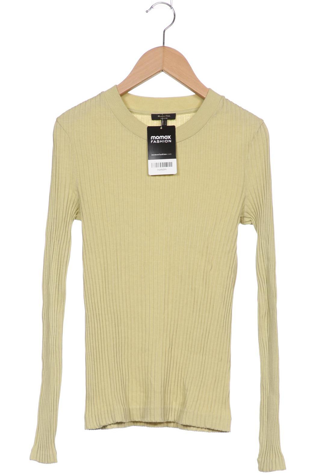 

Massimo Dutti Damen Pullover, gelb, Gr. 36