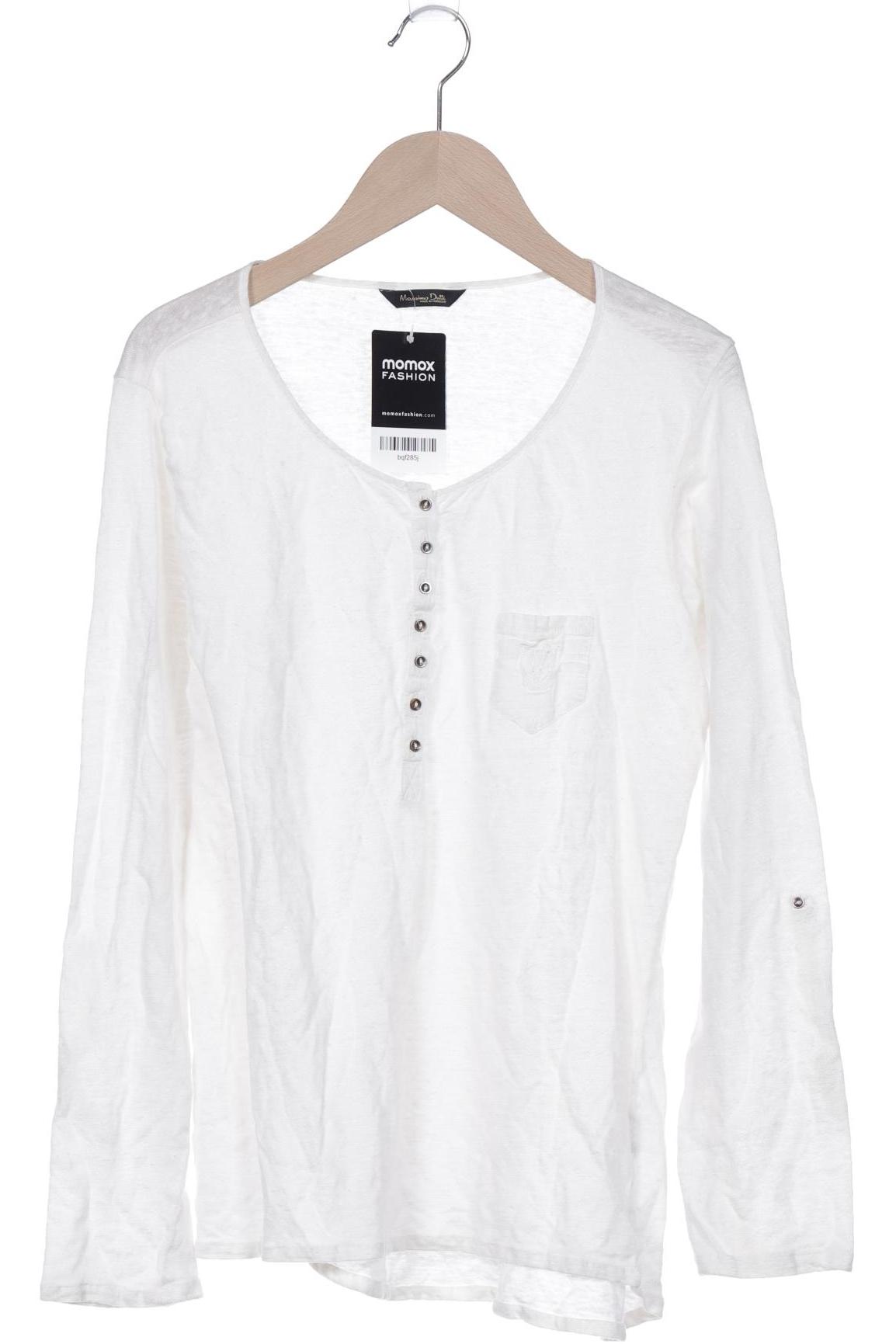 

Massimo Dutti Damen Langarmshirt, cremeweiß, Gr. 44