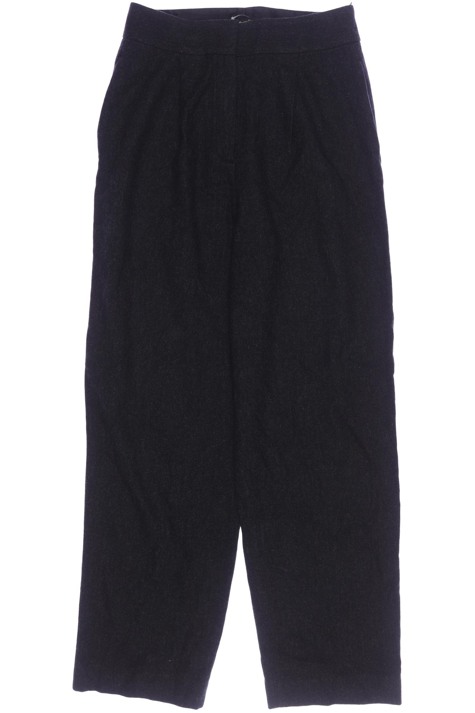 

Massimo Dutti Damen Stoffhose, schwarz, Gr. 34