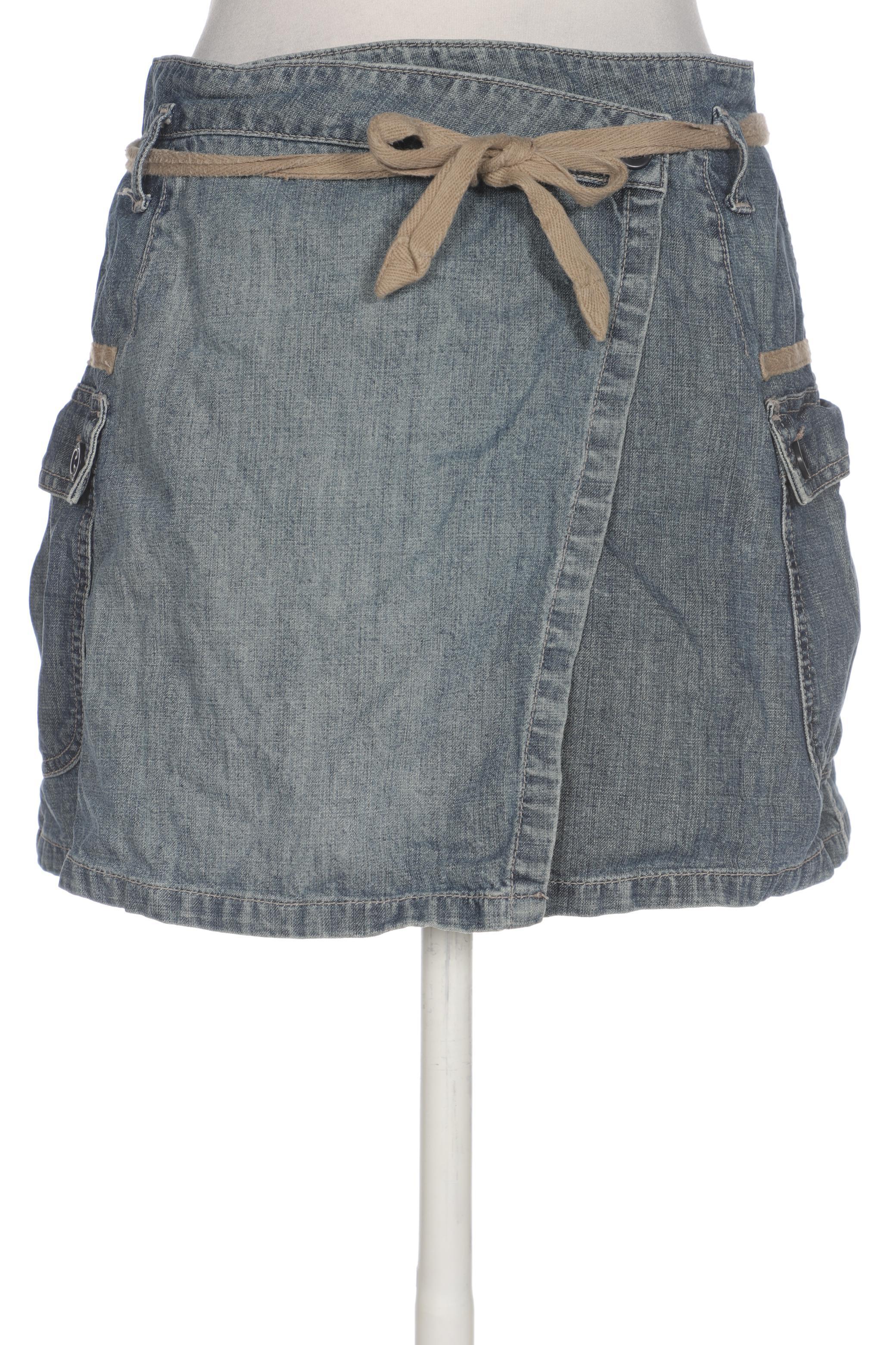 

Massimo Dutti Damen Rock, blau, Gr. 26