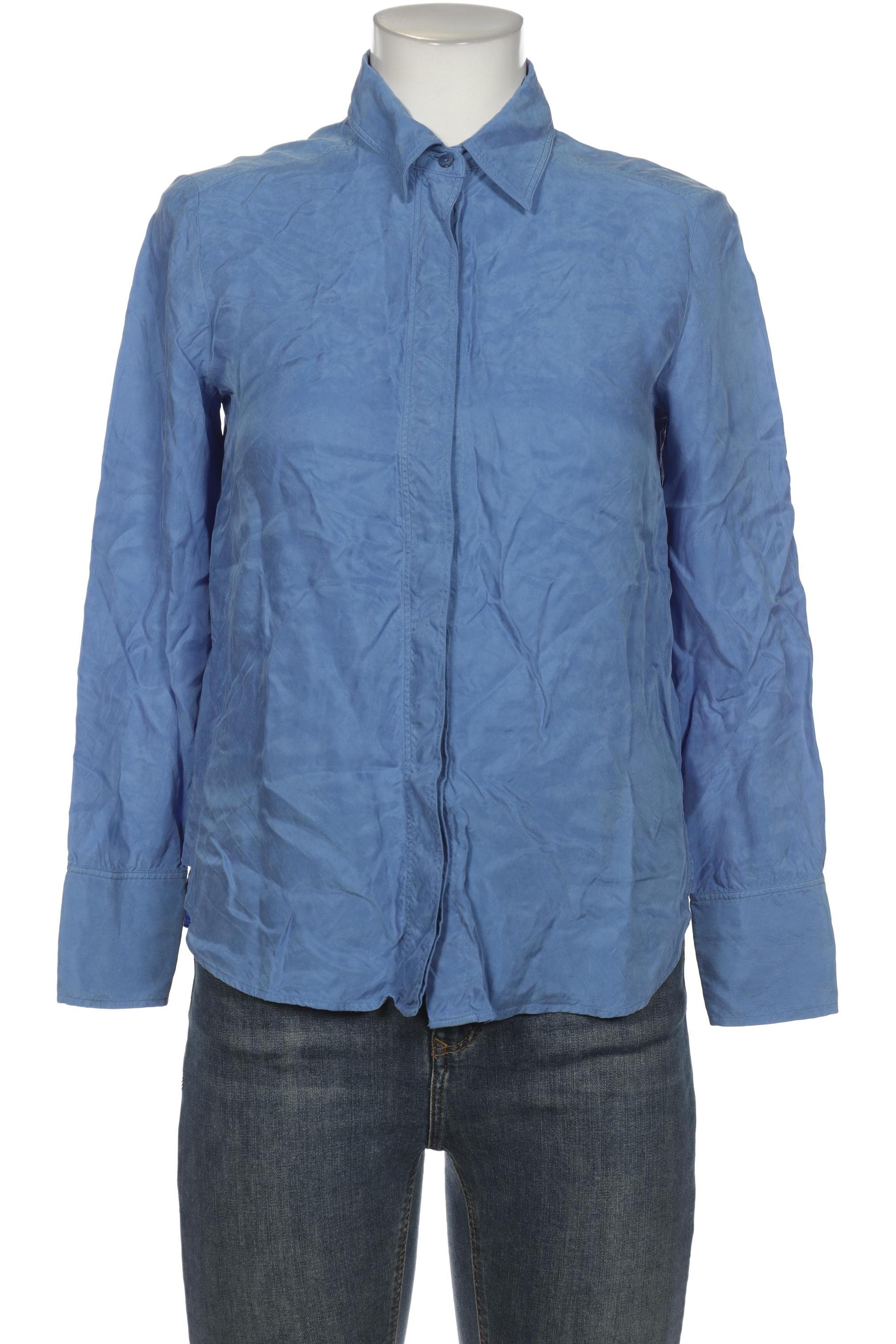 

Massimo Dutti Damen Bluse, blau, Gr. 36