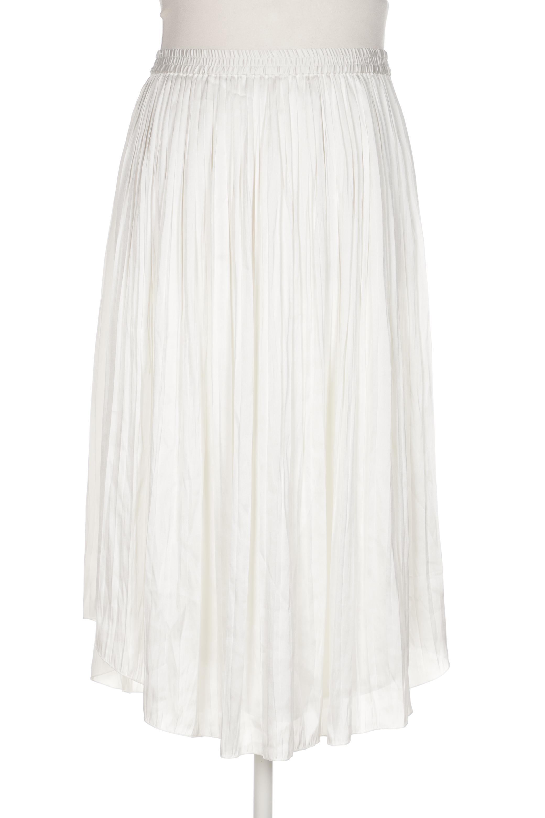 

Massimo Dutti Damen Rock, cremeweiß, Gr. 42