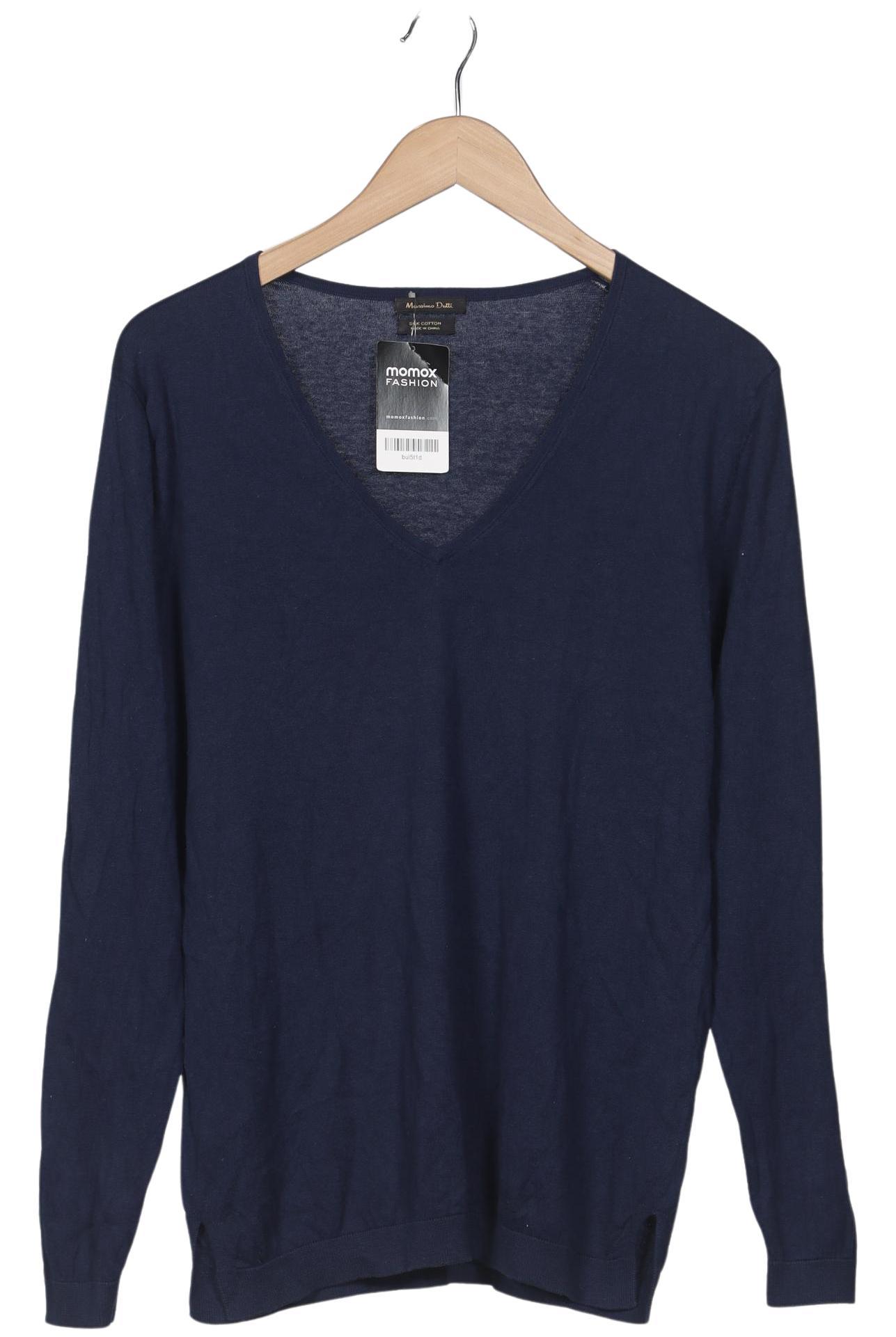 

Massimo Dutti Damen Pullover, marineblau, Gr. 44