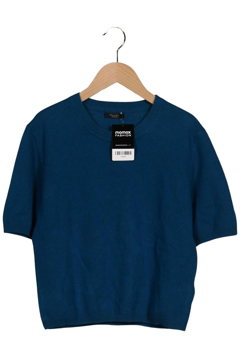 

Massimo Dutti Damen Pullover, blau, Gr. 42