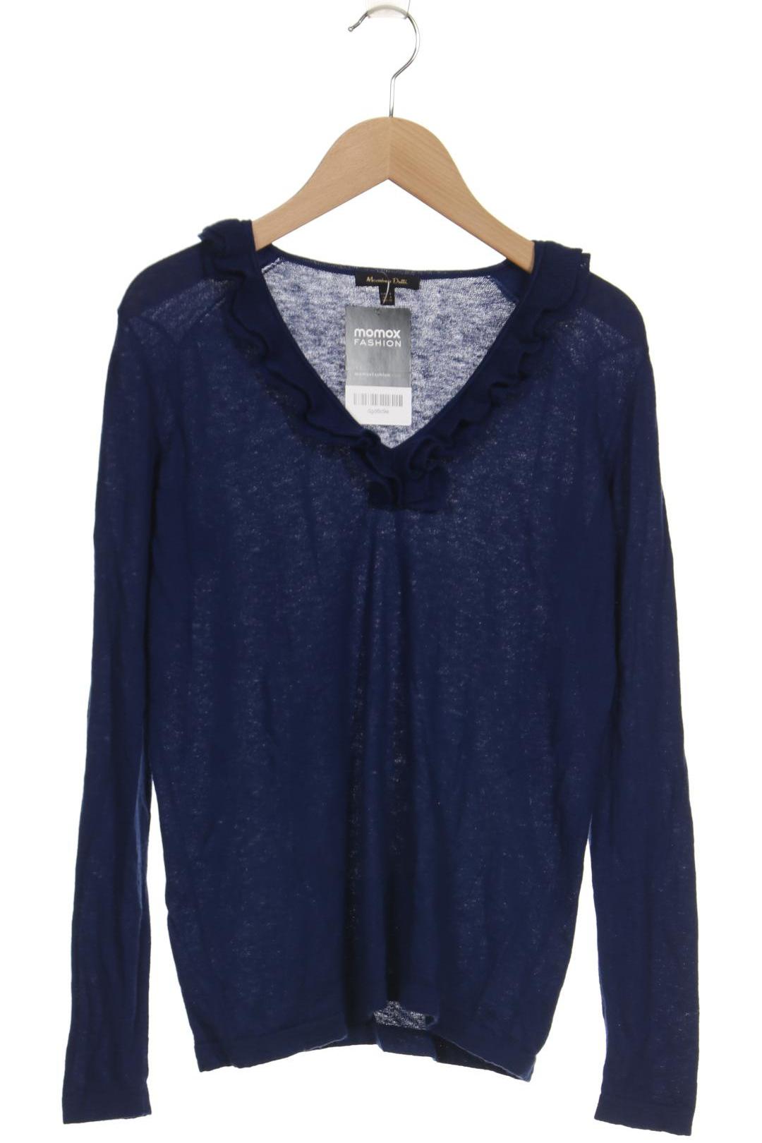 

Massimo Dutti Damen Pullover, marineblau, Gr. 36