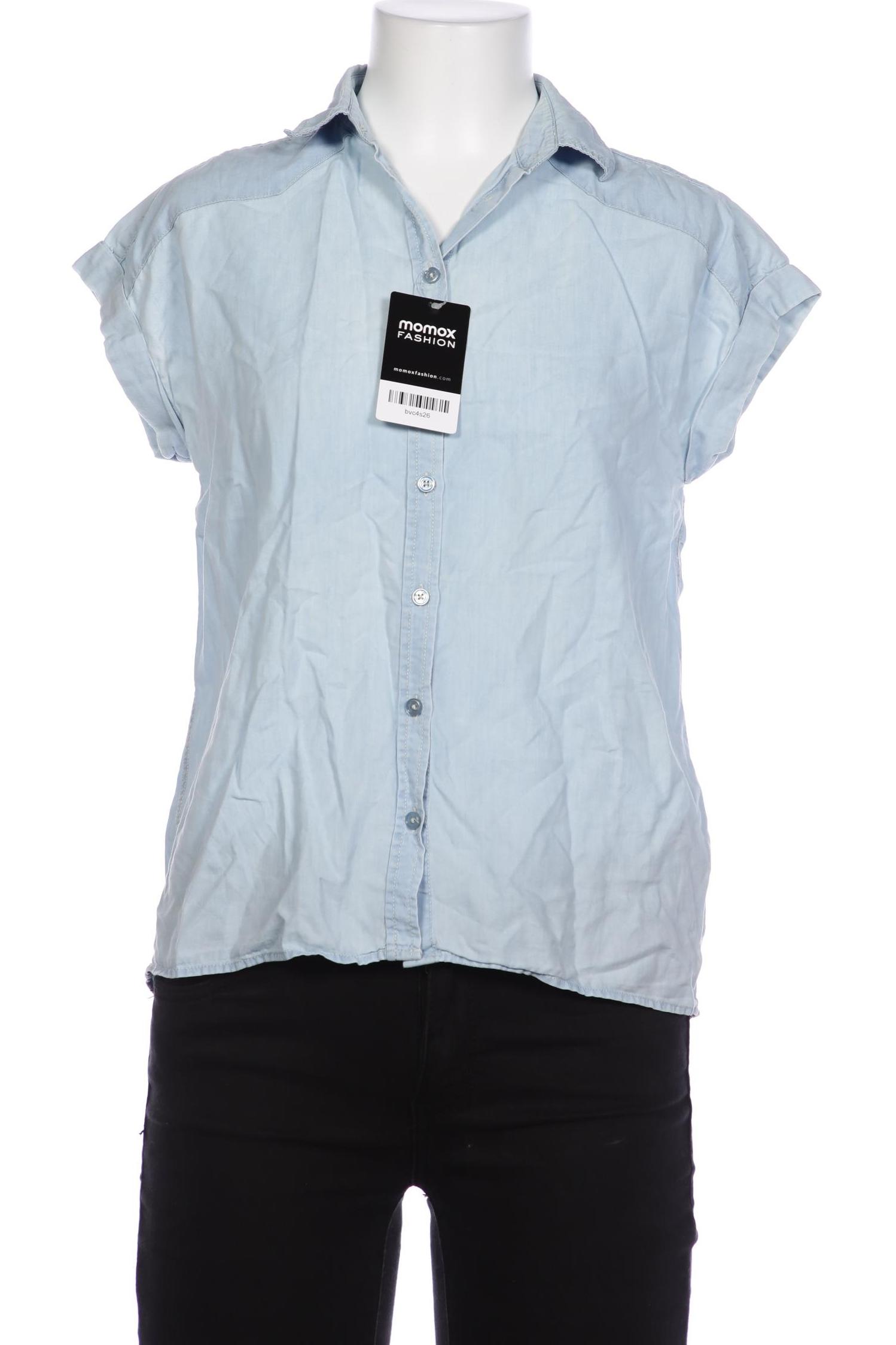 

Massimo Dutti Damen Bluse, hellblau, Gr. 34