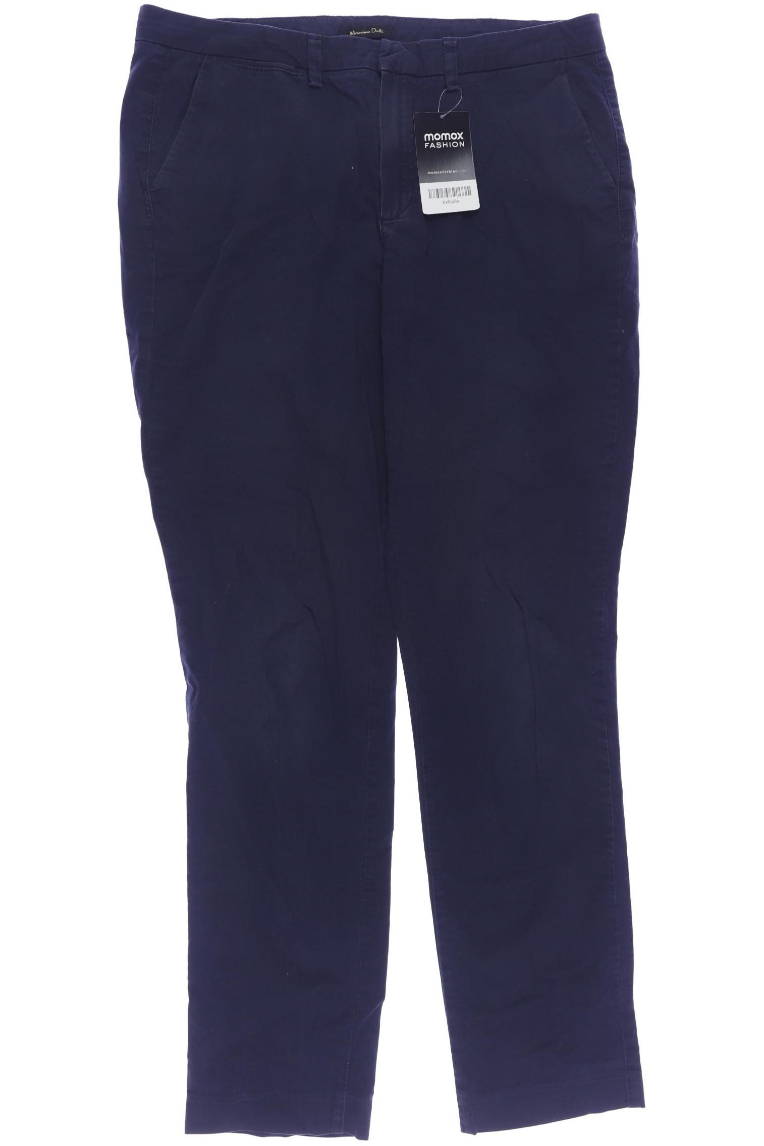 

Massimo Dutti Damen Stoffhose, marineblau, Gr. 38