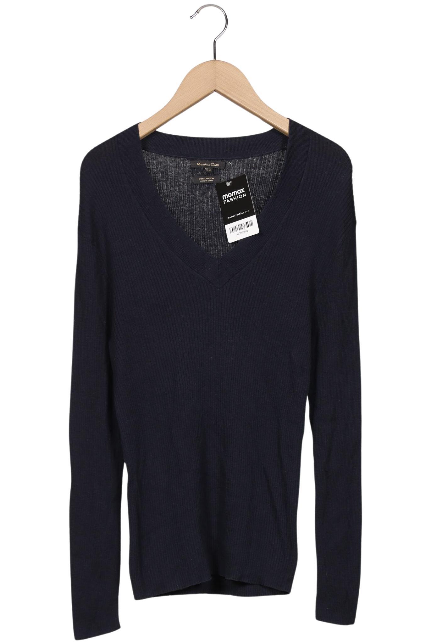 

Massimo Dutti Damen Pullover, marineblau, Gr. 44