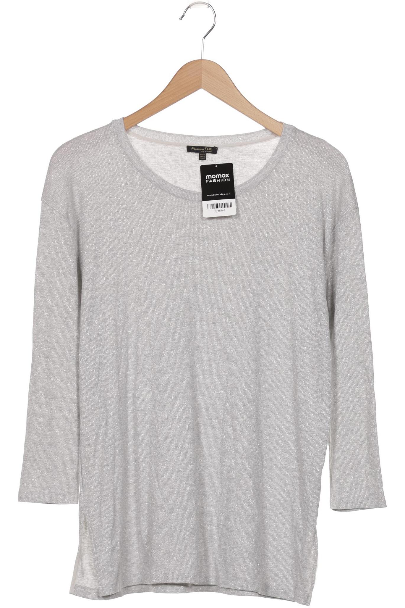 

Massimo Dutti Damen Pullover, silber, Gr. 44