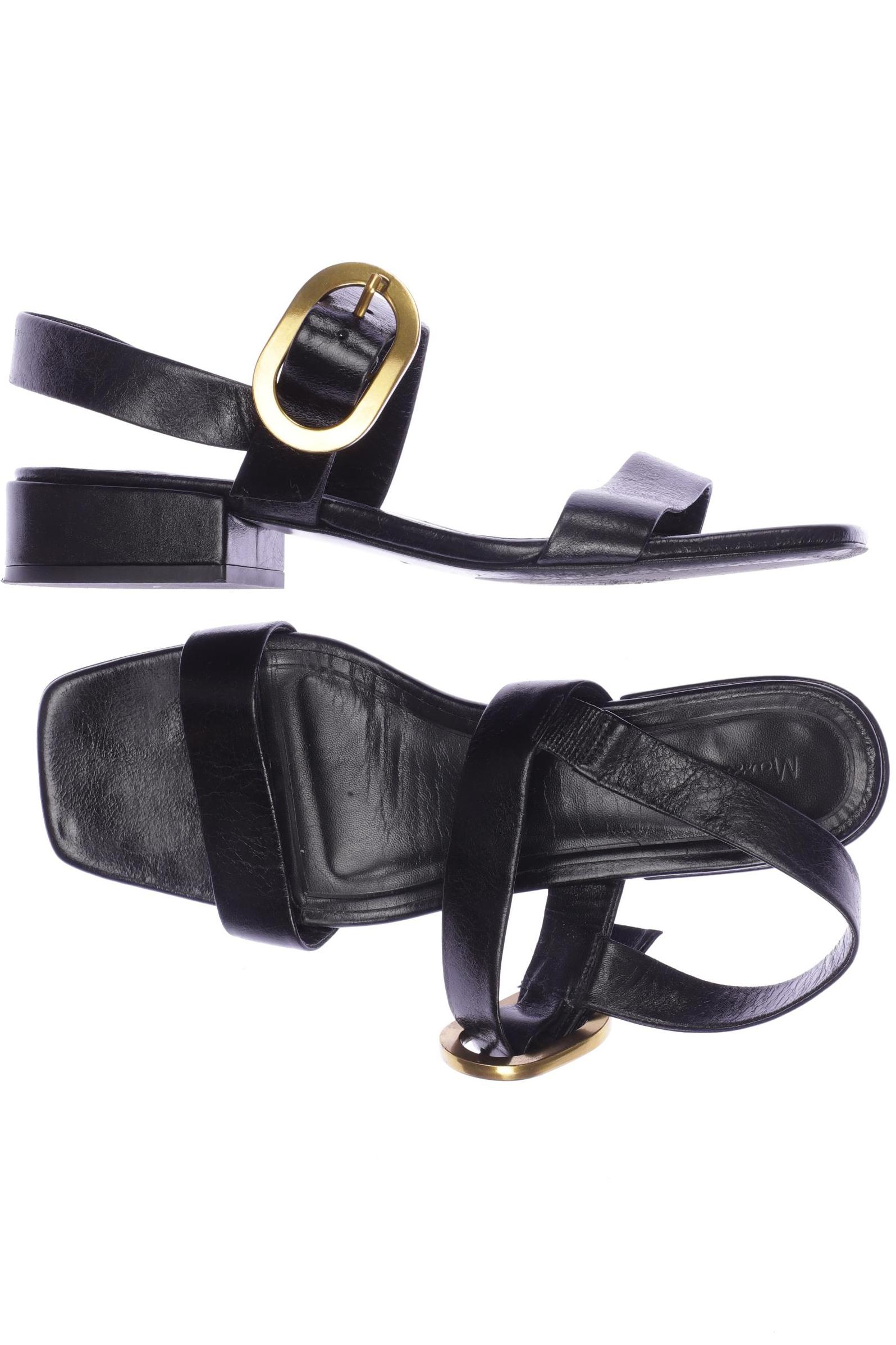 

Massimo Dutti Damen Sandale, schwarz, Gr. 38