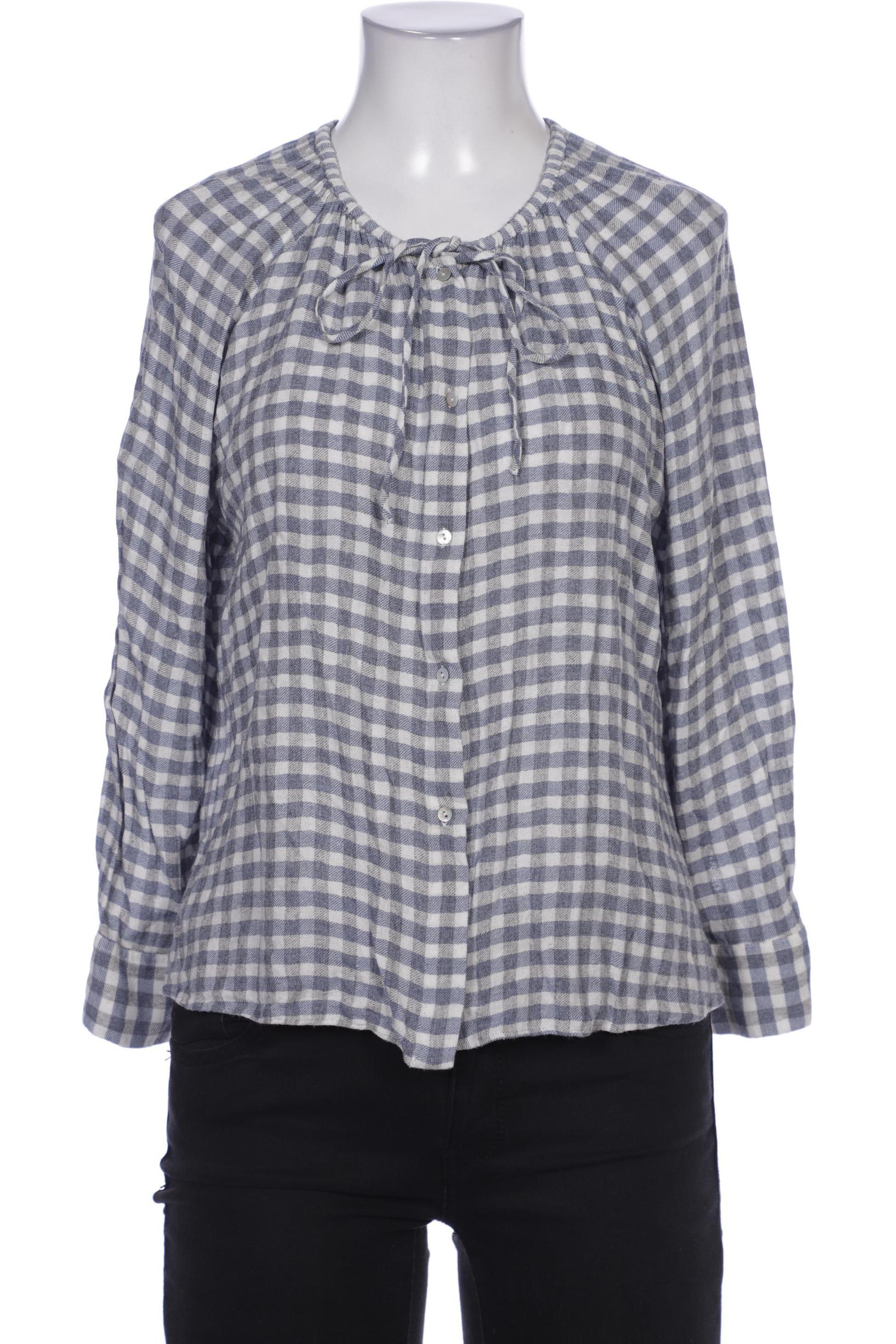 

Massimo Dutti Damen Bluse, blau, Gr. 34