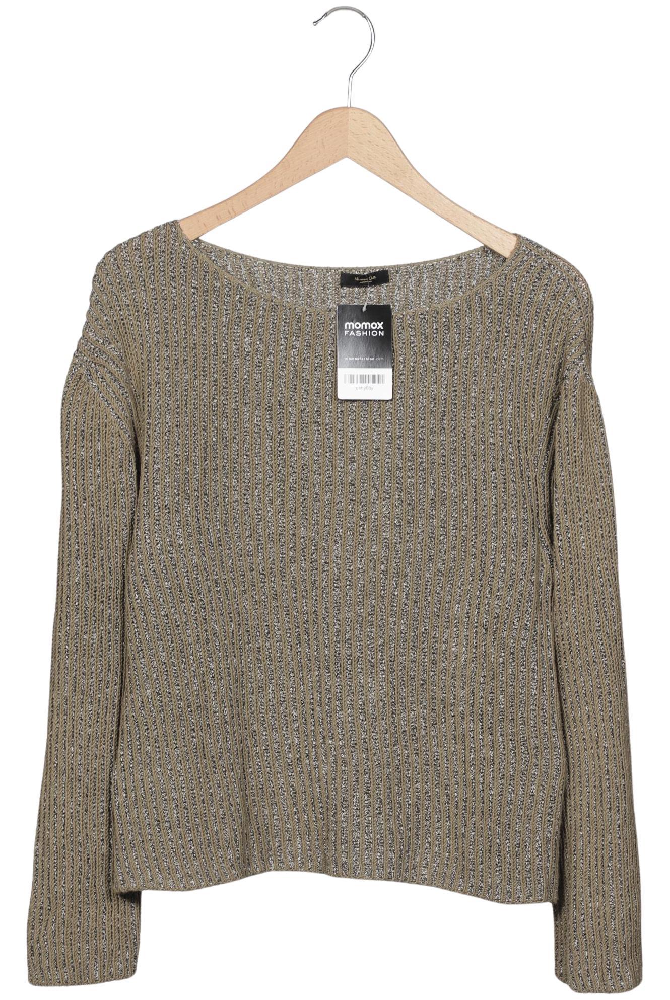 

Massimo Dutti Damen Pullover, grün, Gr. 42