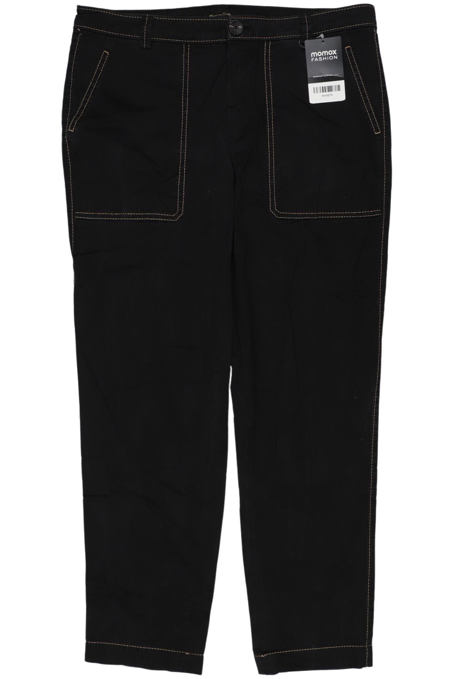

Massimo Dutti Damen Stoffhose, schwarz, Gr. 42