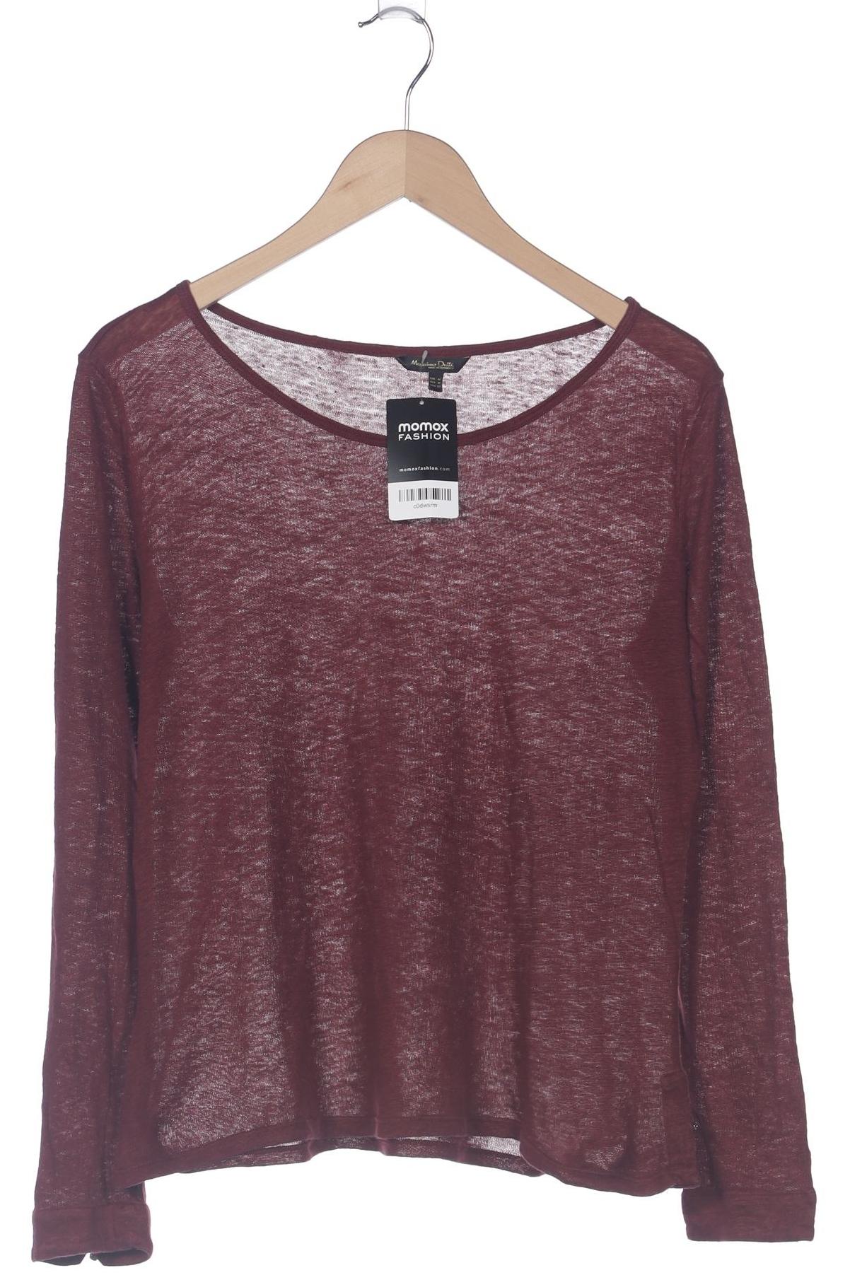 

Massimo Dutti Damen Langarmshirt, bordeaux, Gr. 38
