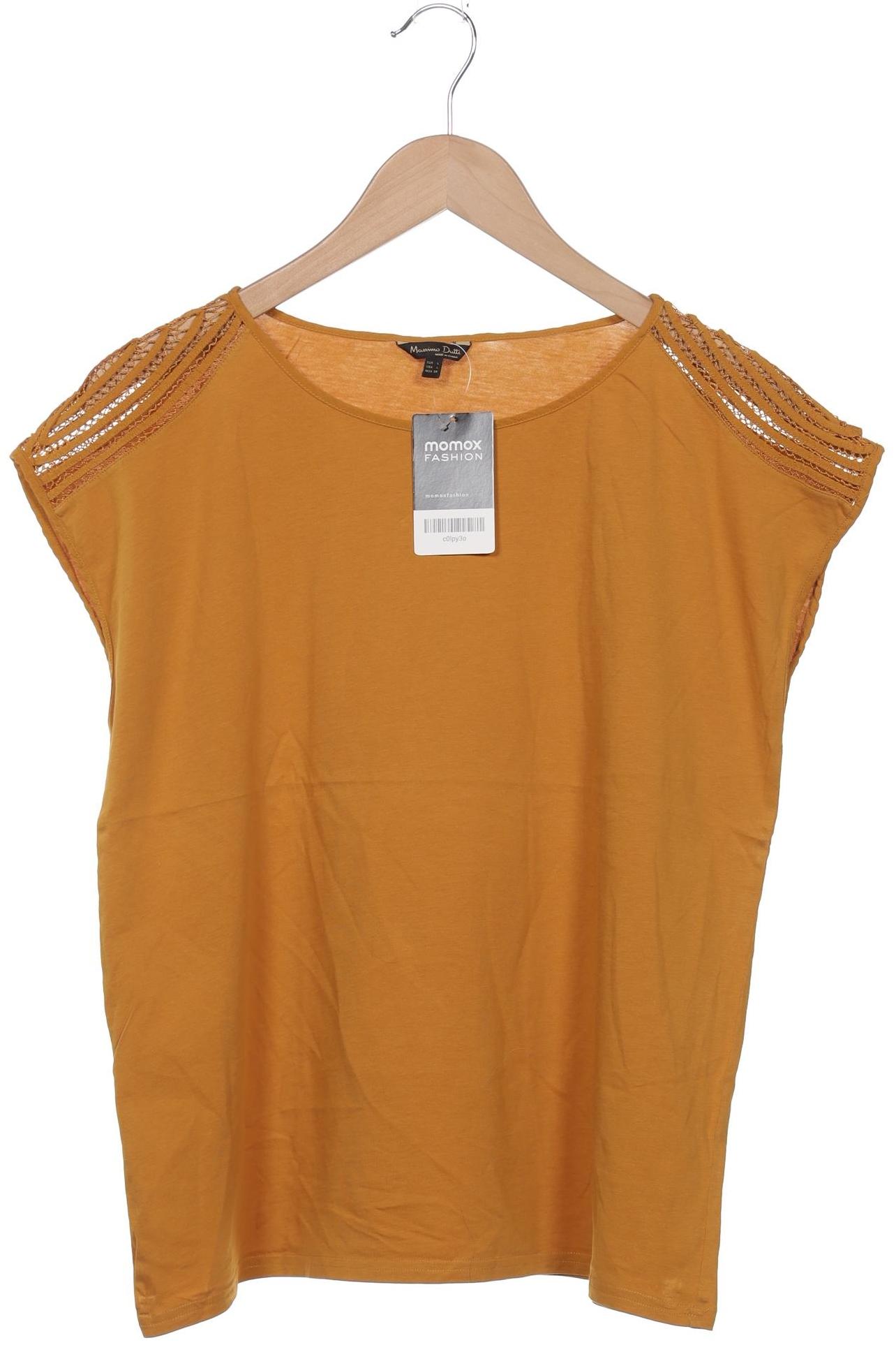 

Massimo Dutti Damen T-Shirt, orange, Gr. 42