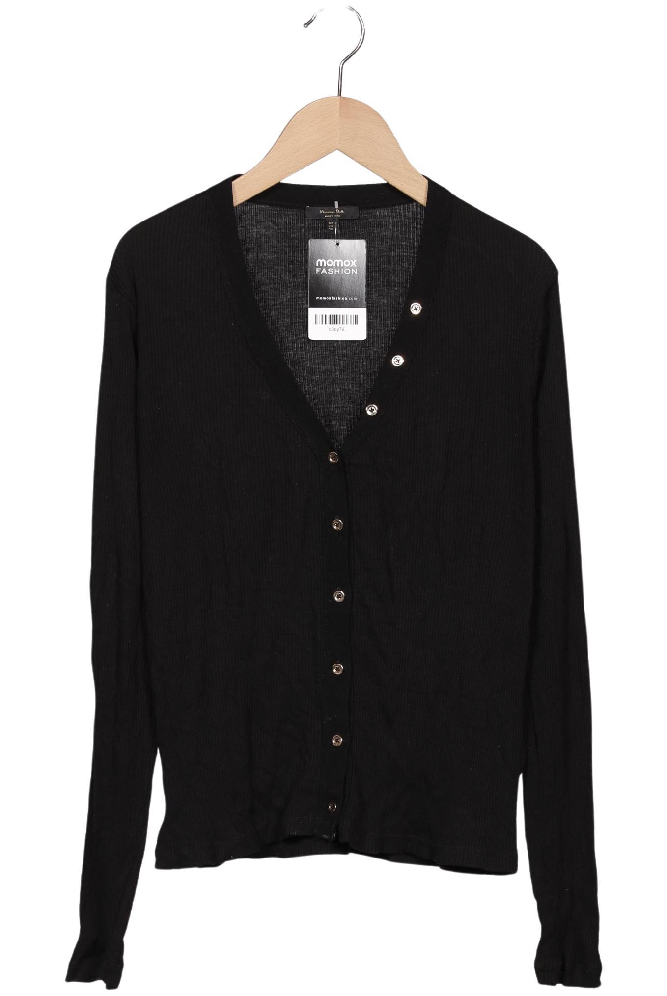 

Massimo Dutti Damen Strickjacke, schwarz, Gr. 42