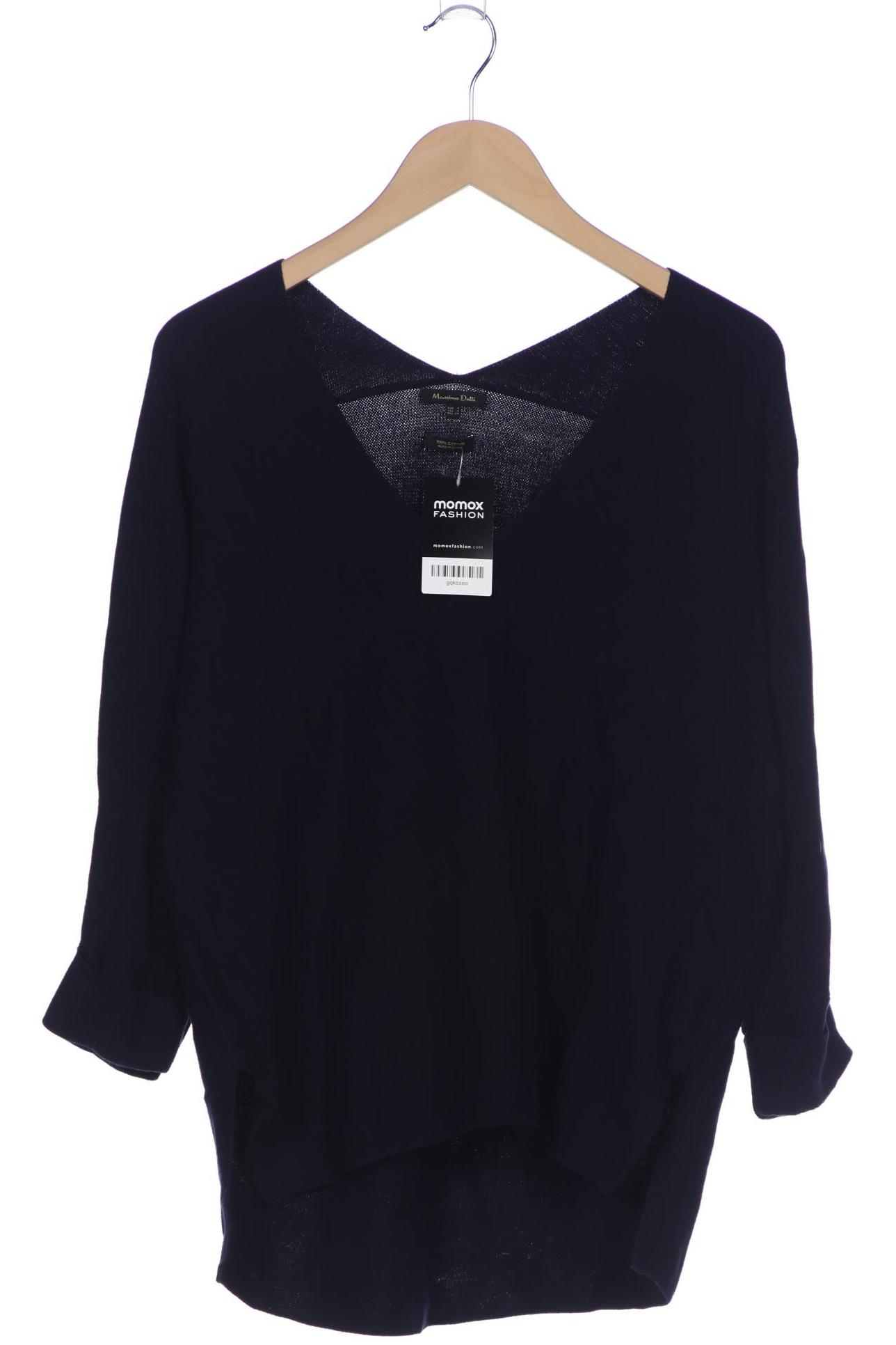 

Massimo Dutti Damen Pullover, marineblau, Gr. 36