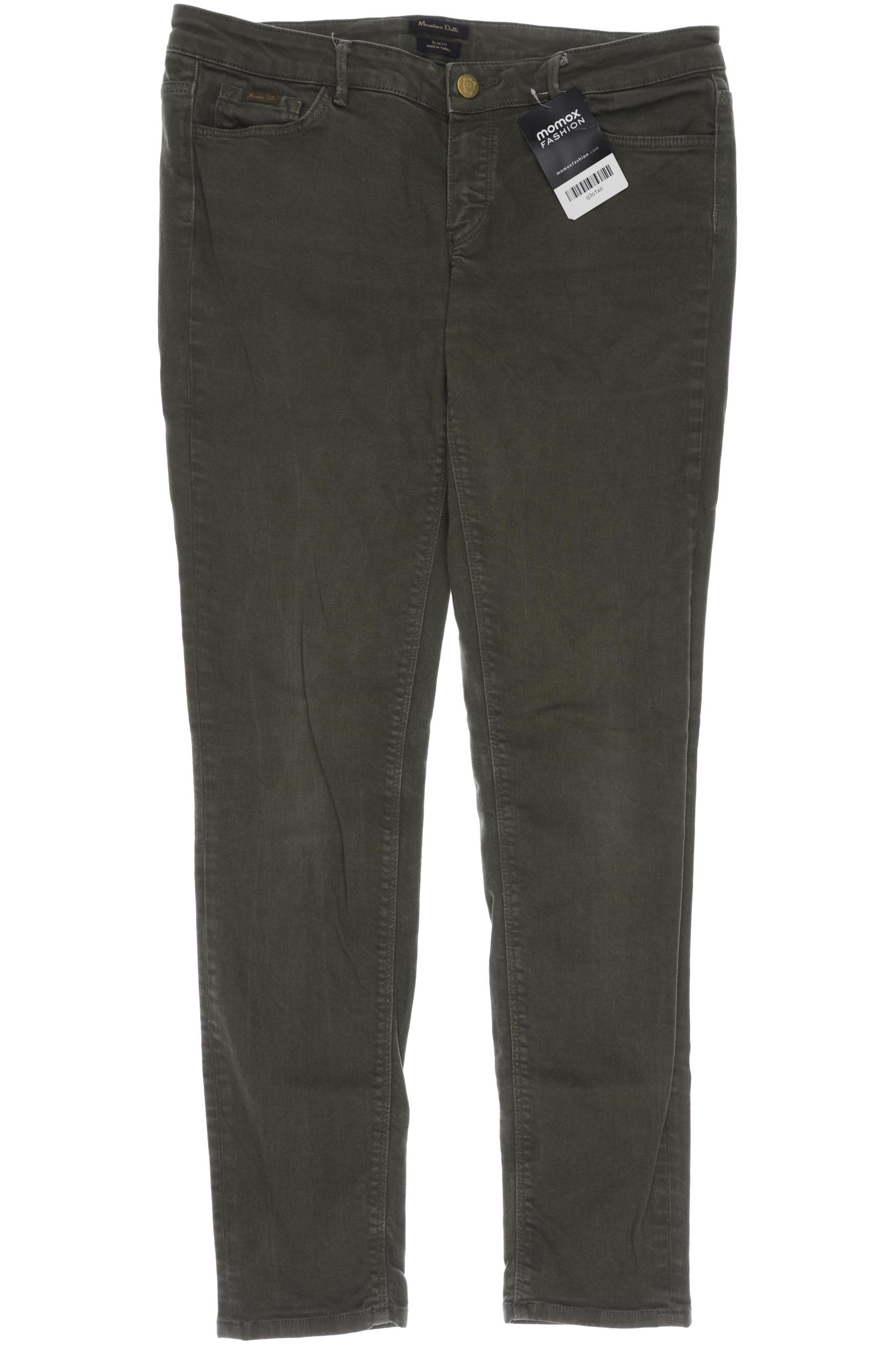 

Massimo Dutti Damen Jeans, grün, Gr. 40