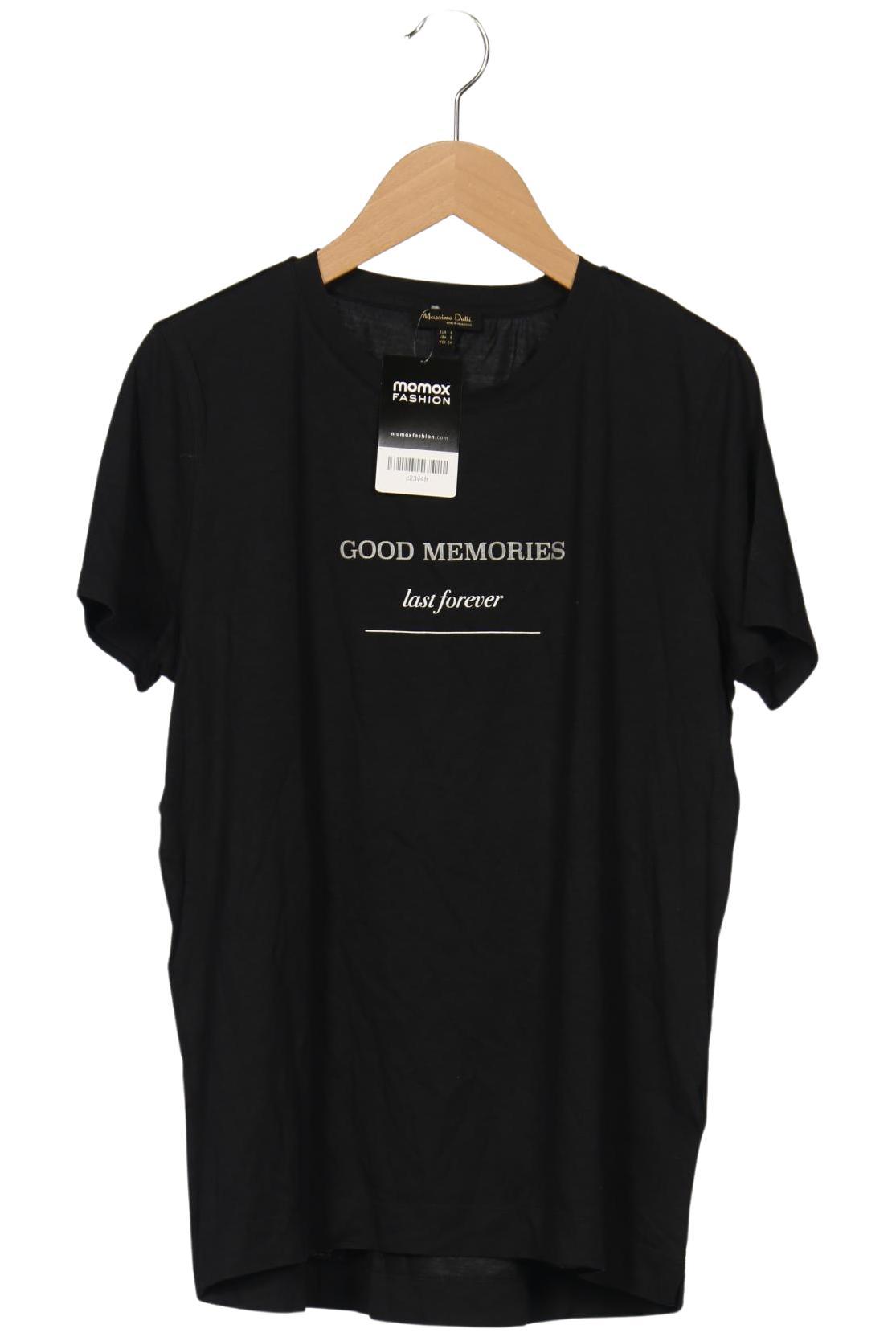 

Massimo Dutti Damen T-Shirt, schwarz, Gr. 36