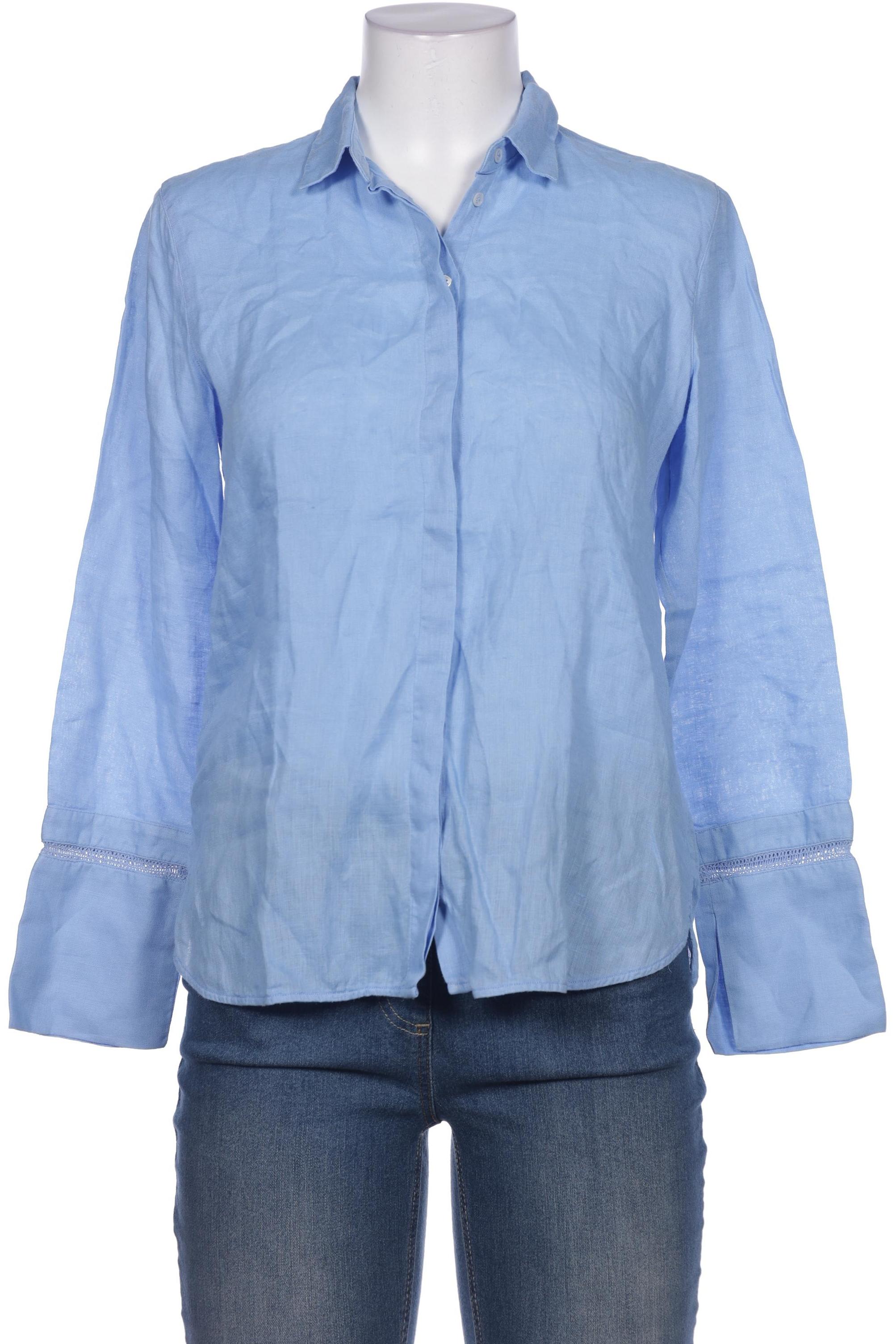 

Massimo Dutti Damen Bluse, blau, Gr. 38