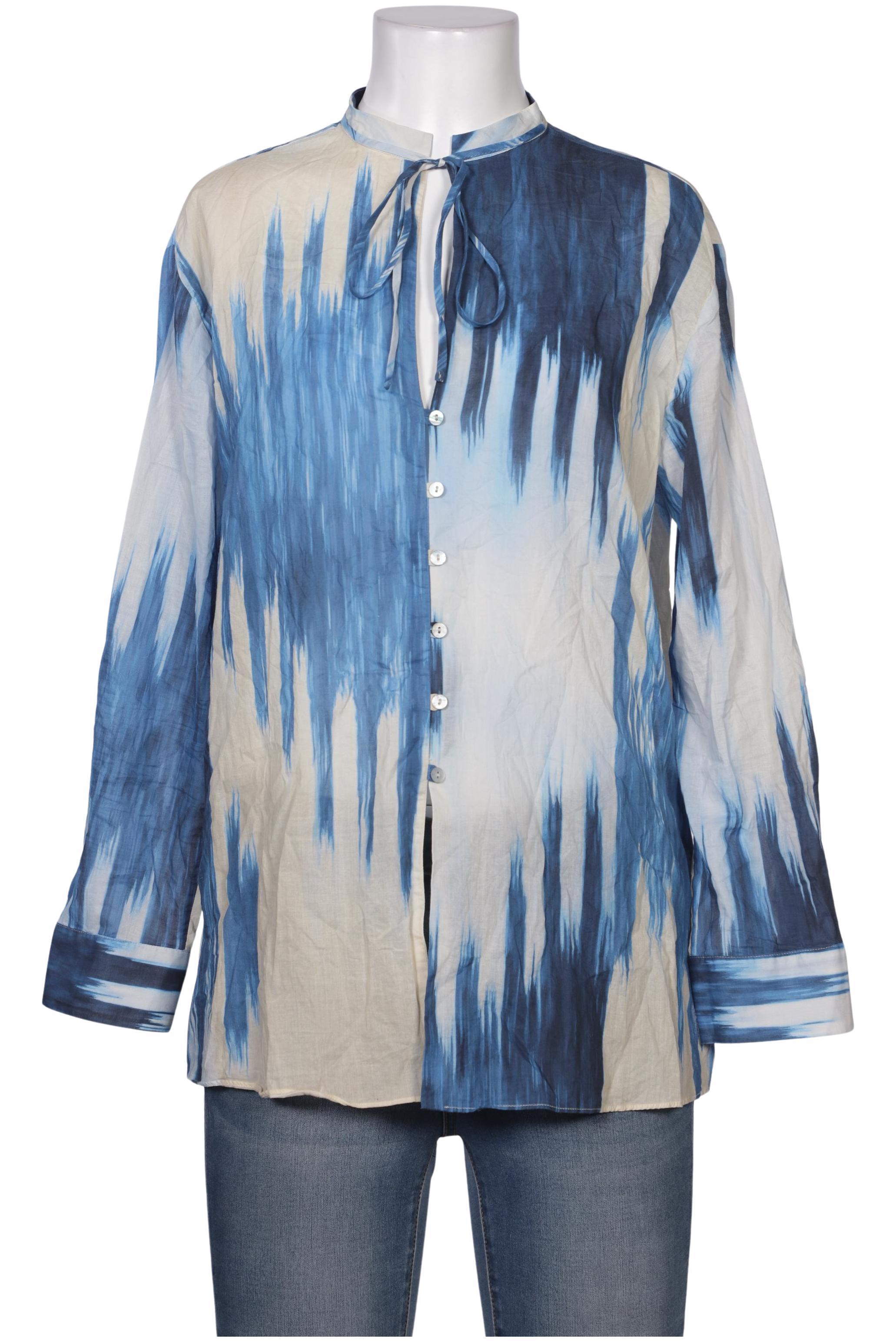 

Massimo Dutti Damen Bluse, blau, Gr. 36