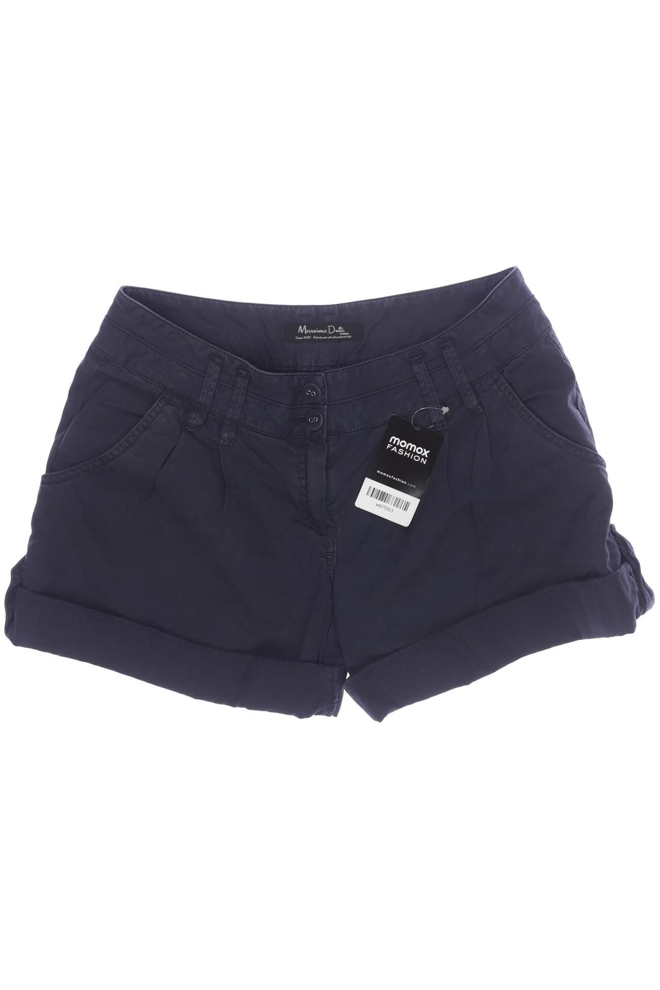 

Massimo Dutti Damen Shorts, marineblau, Gr. 40