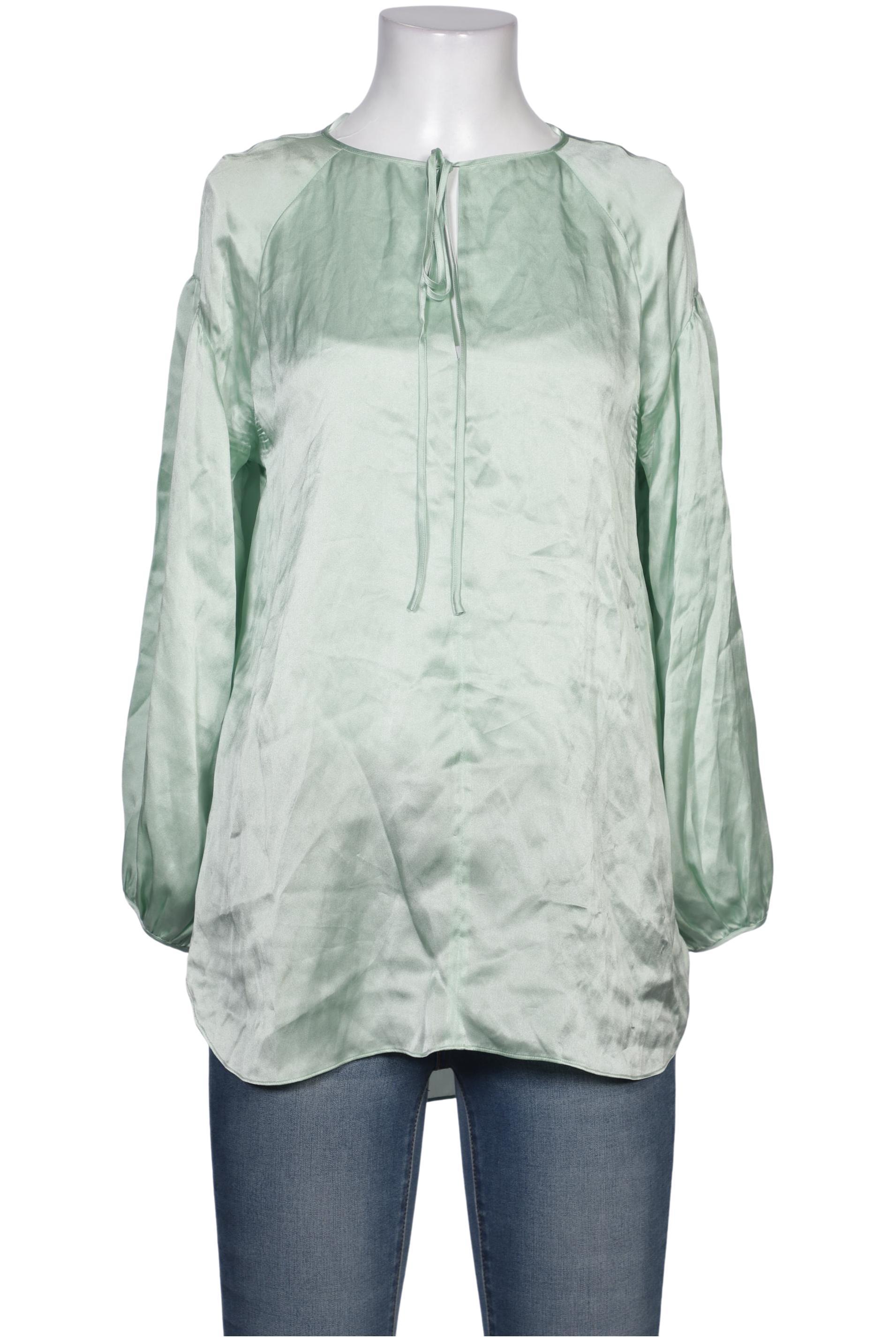 

Massimo Dutti Damen Bluse, hellgrün, Gr. 38