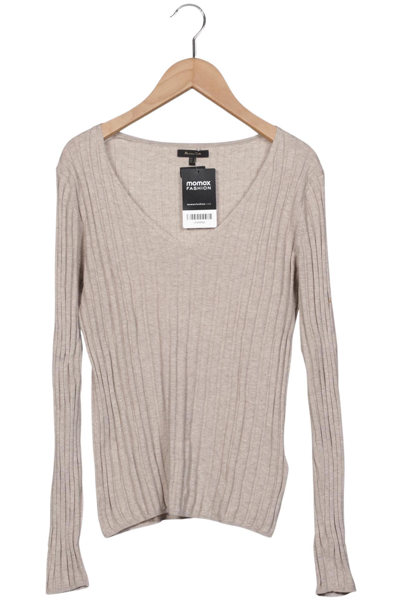 

Massimo Dutti Damen Pullover, beige, Gr. 36