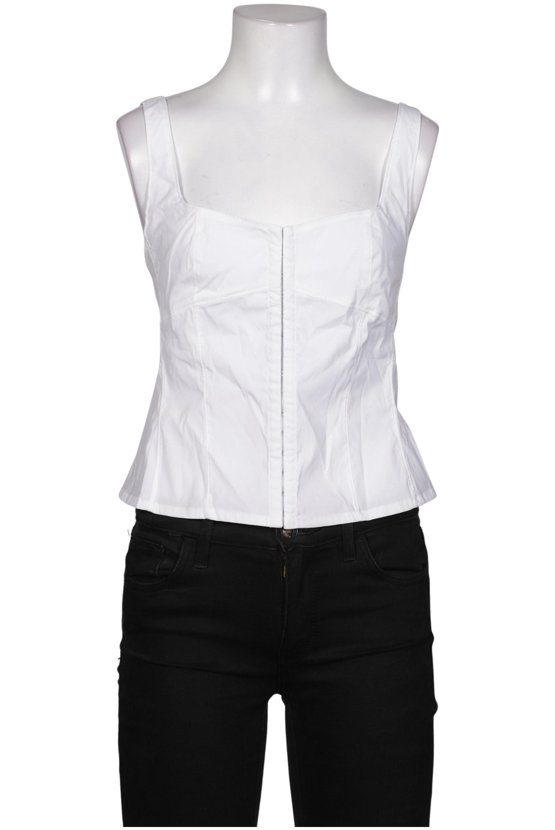 

Massimo Dutti Damen Bluse, weiß, Gr. 36