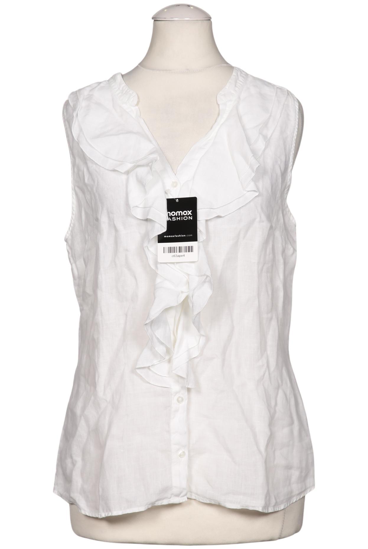 

Massimo Dutti Damen Bluse, weiß, Gr. 36