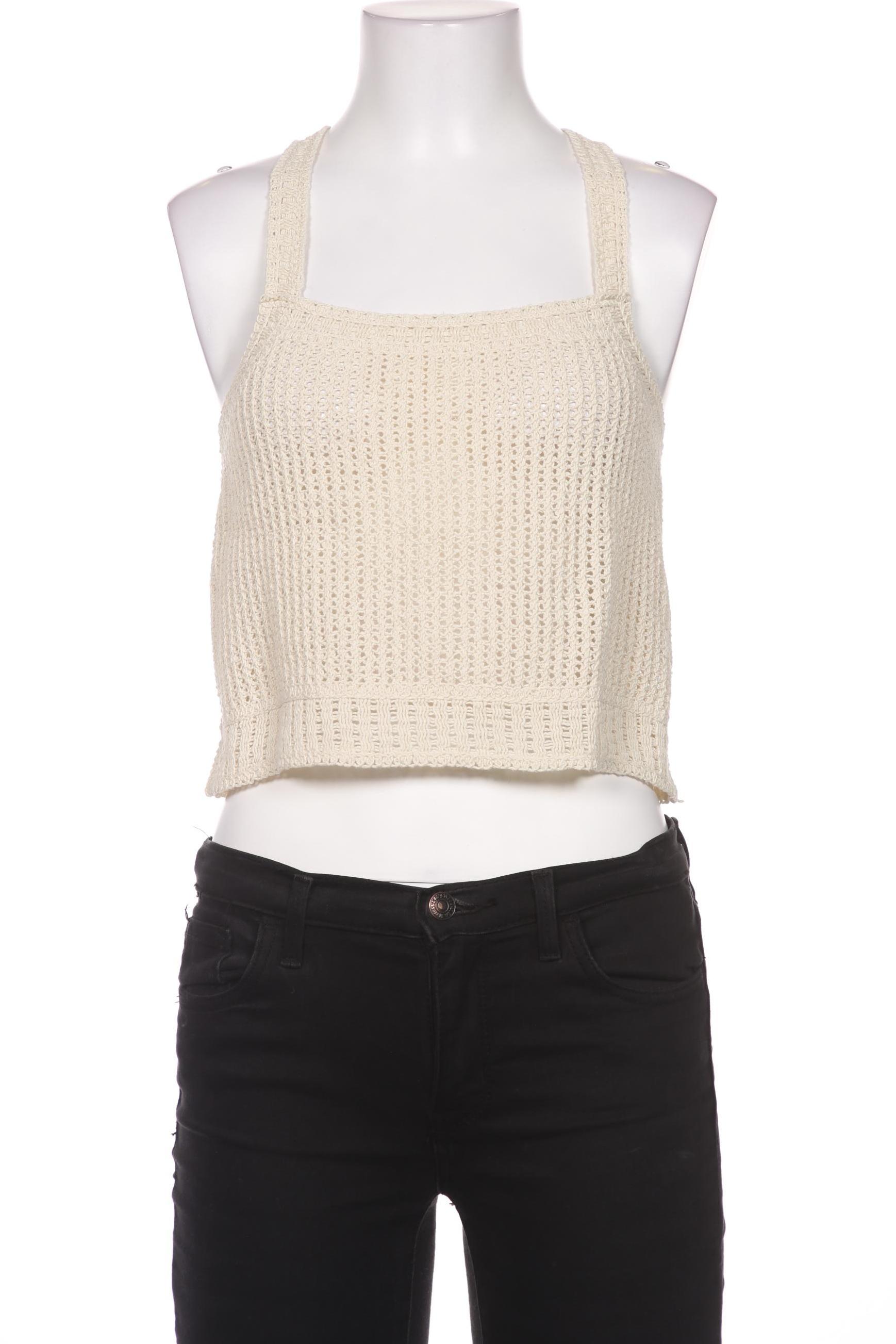 

Massimo Dutti Damen Top, cremeweiß, Gr. 36