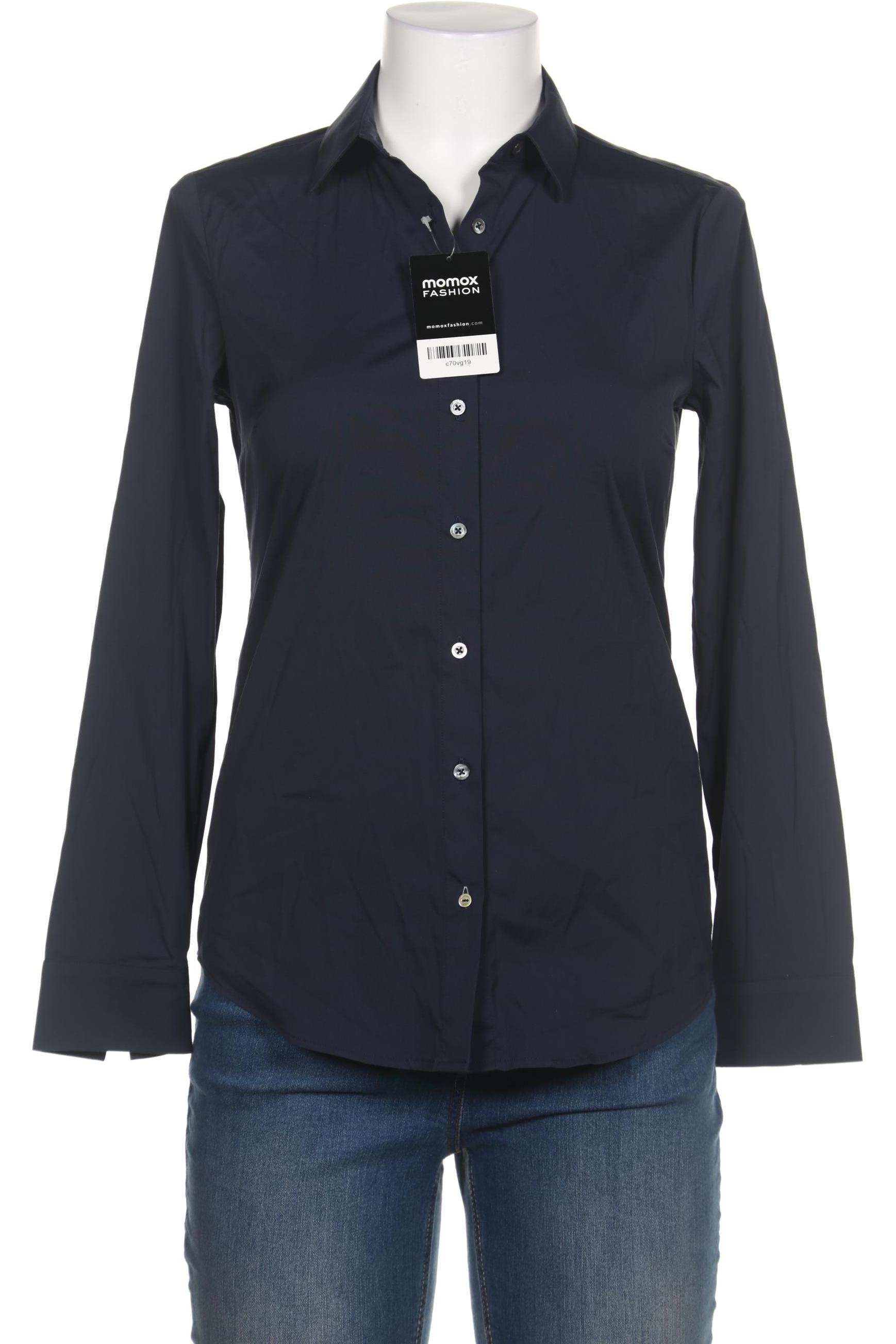 

Massimo Dutti Damen Bluse, marineblau, Gr. 38