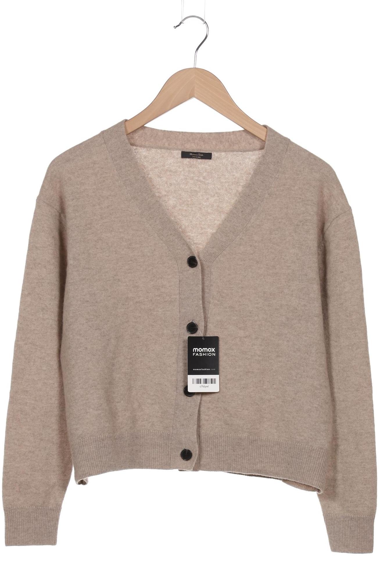 

Massimo Dutti Damen Strickjacke, beige, Gr. 44