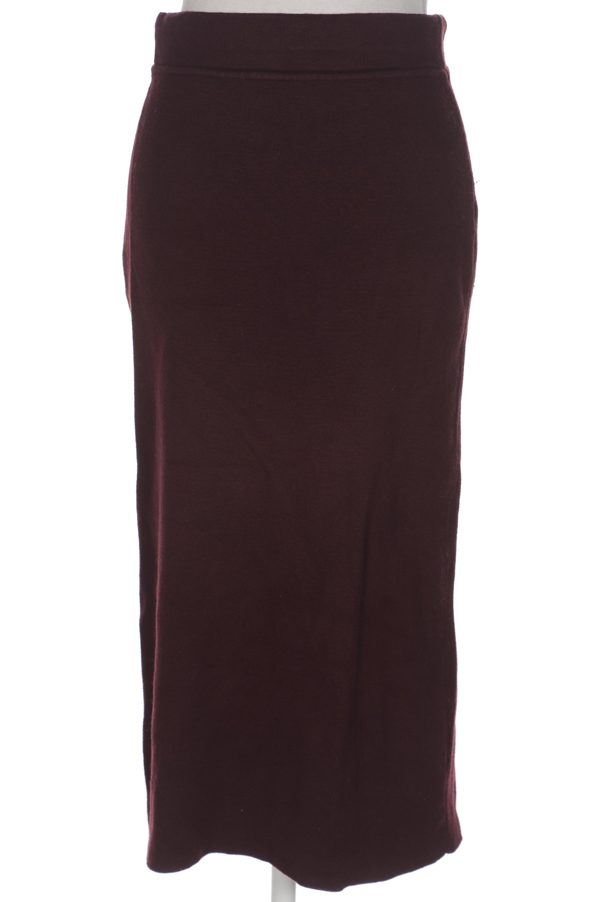 

Massimo Dutti Damen Rock, bordeaux, Gr. 38
